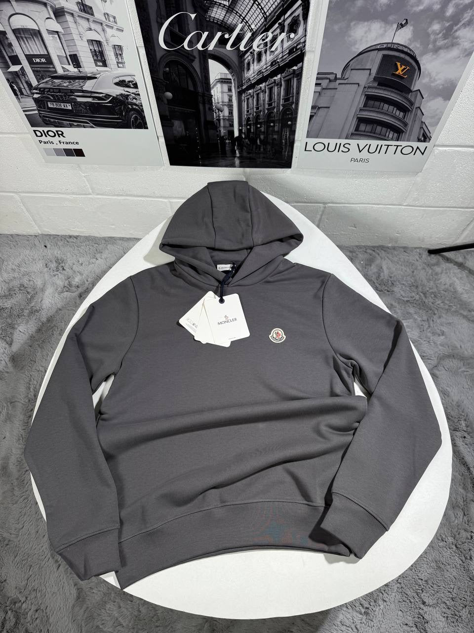 MNCLR DARK GREY HOODIE