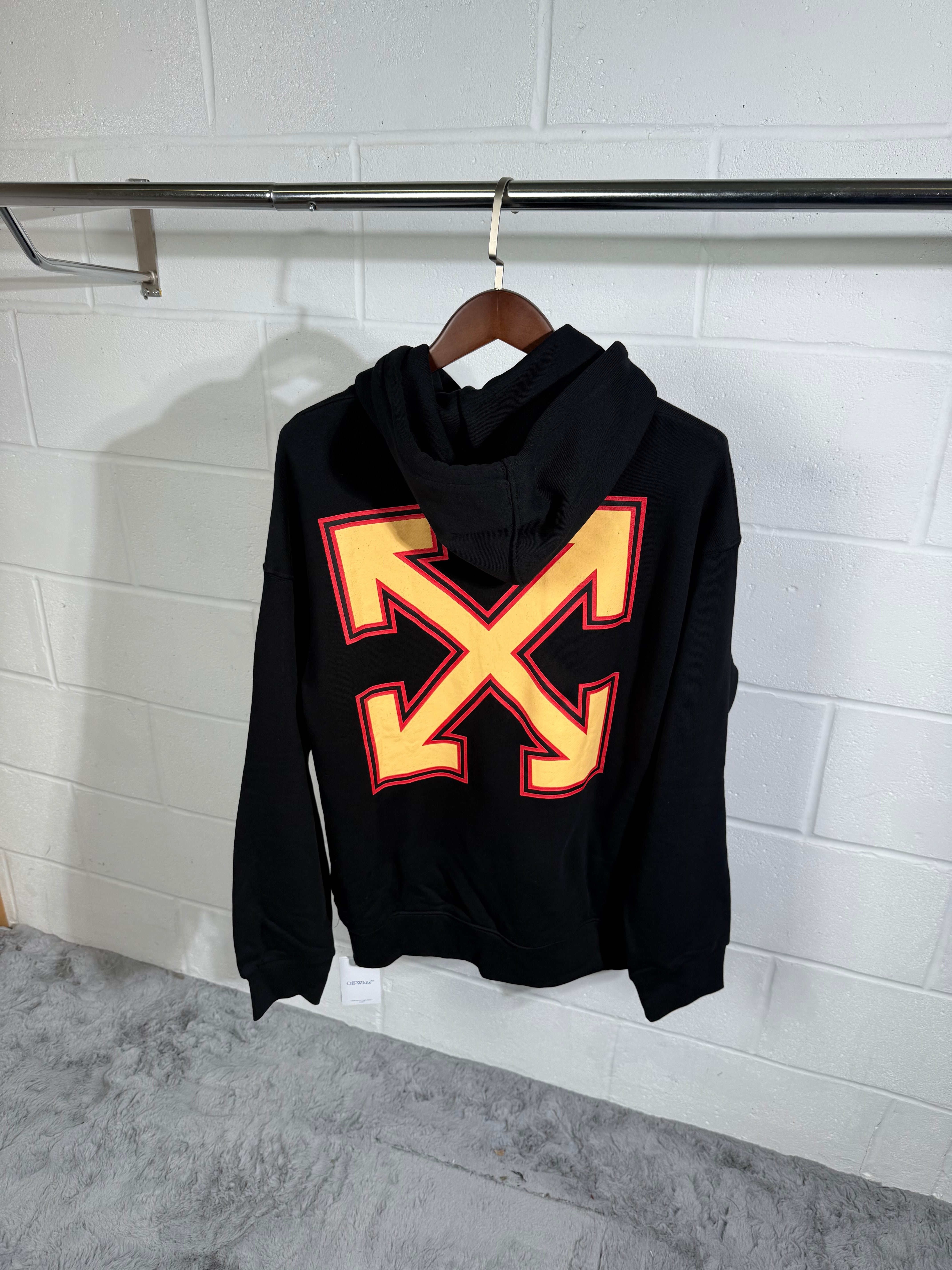 Off white black hoodie