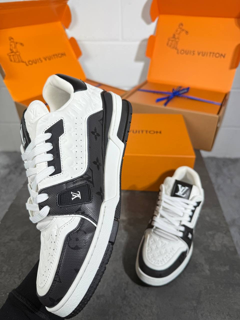 LV trainers Logo black & White