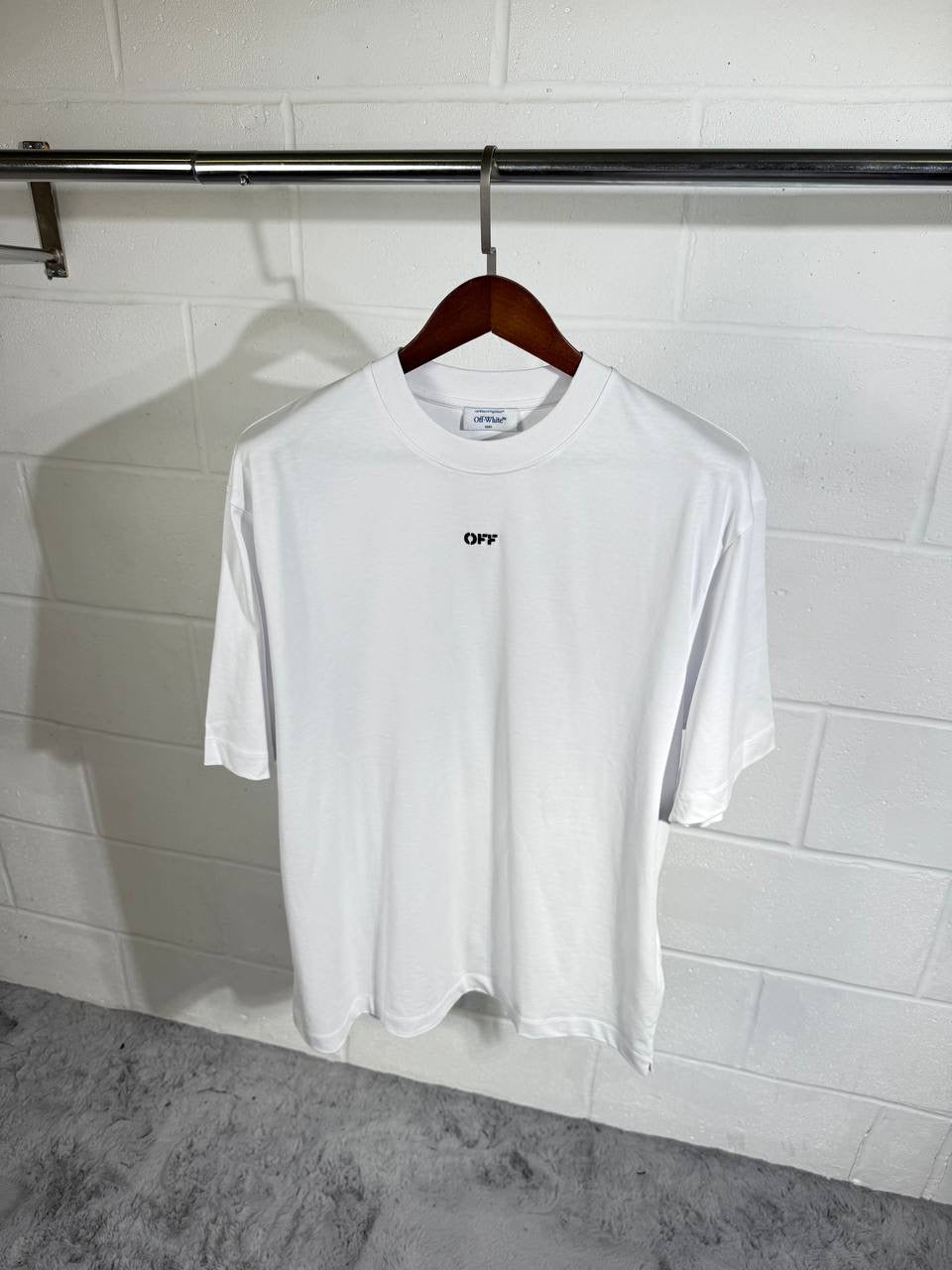 OFF W TEE WHITE