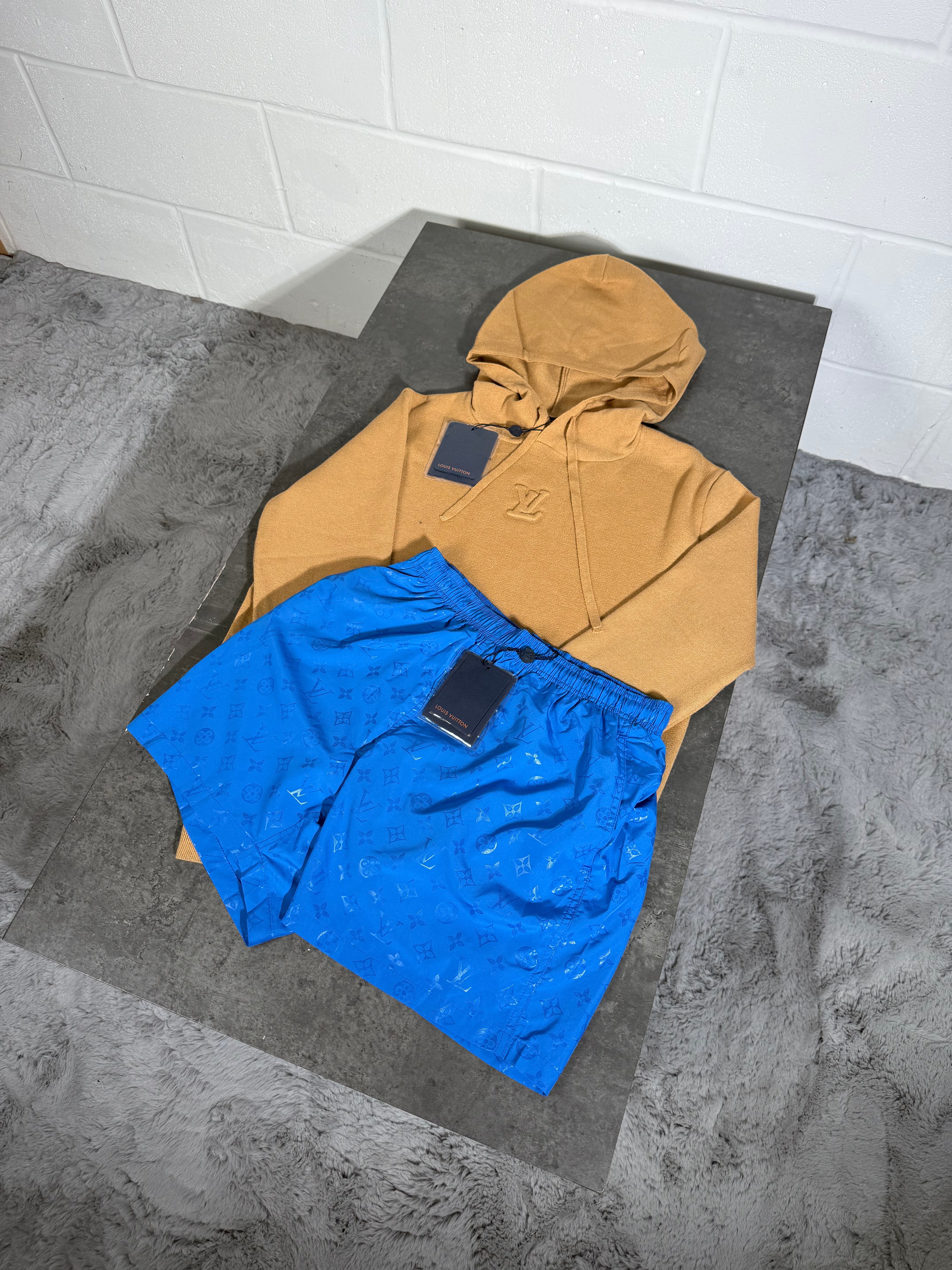 LVE set beige n blue