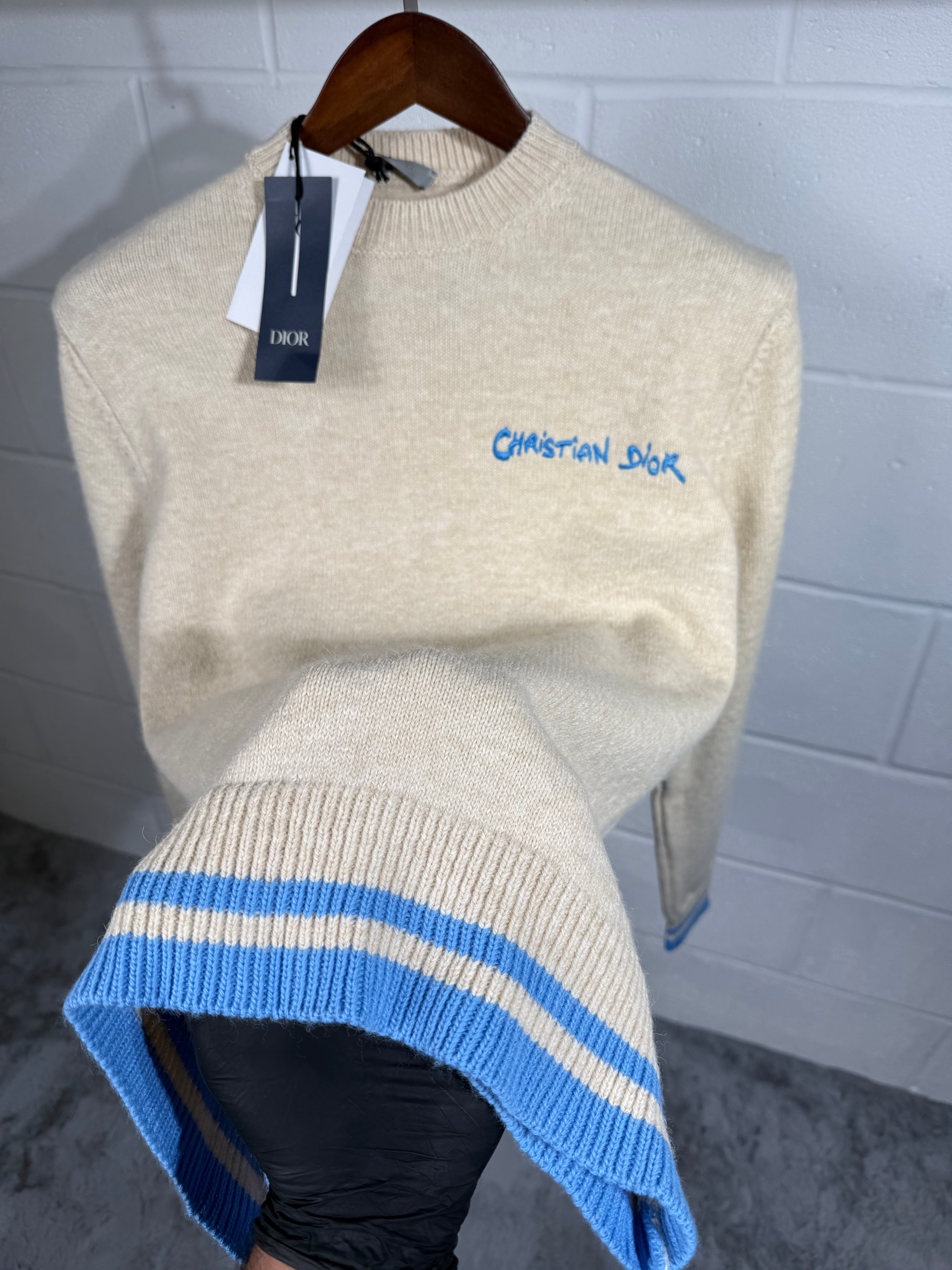 Dior knitted jumper beige