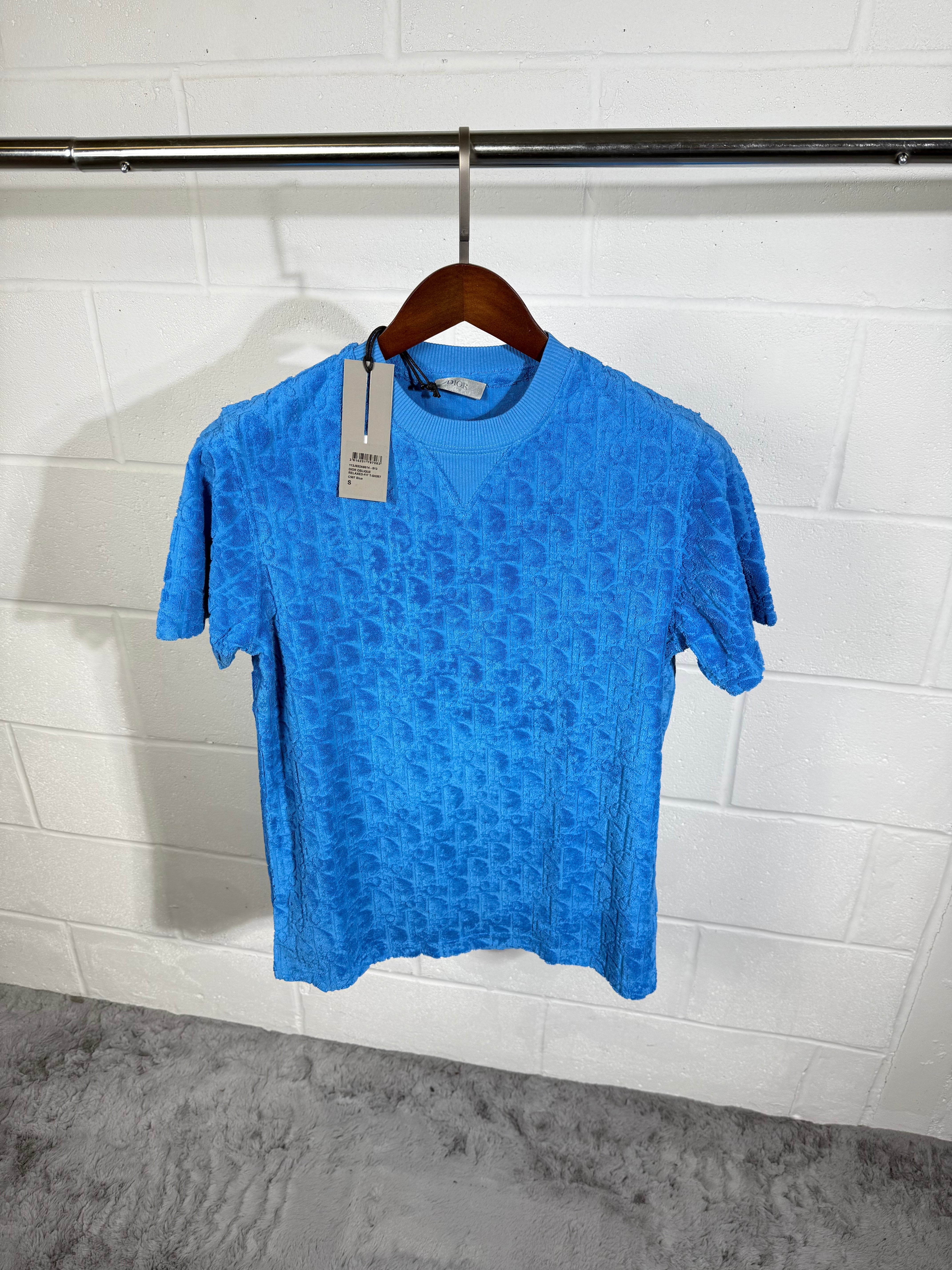 iOR towel tee blue