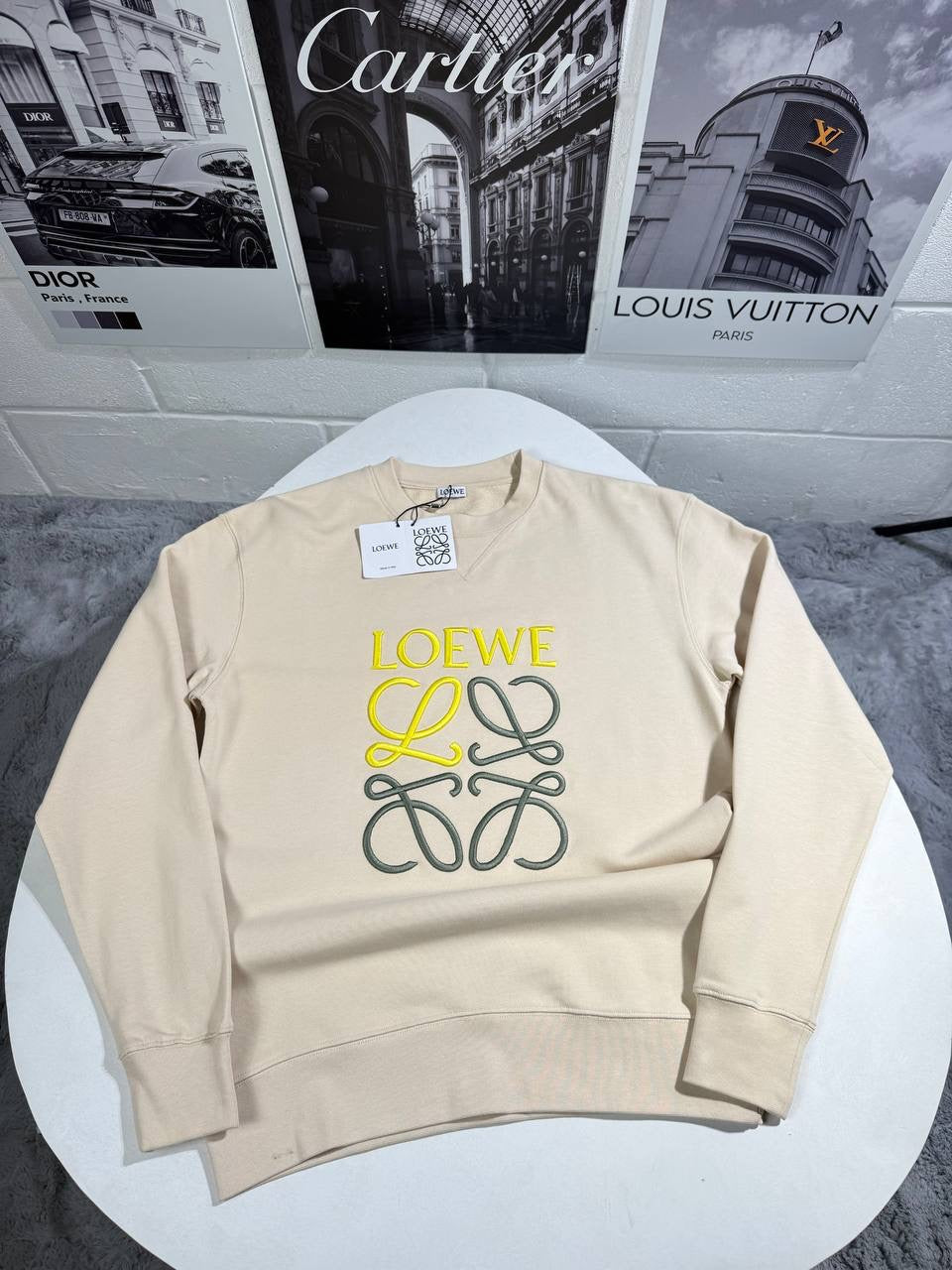 LOEWE JUMPER BEIGE