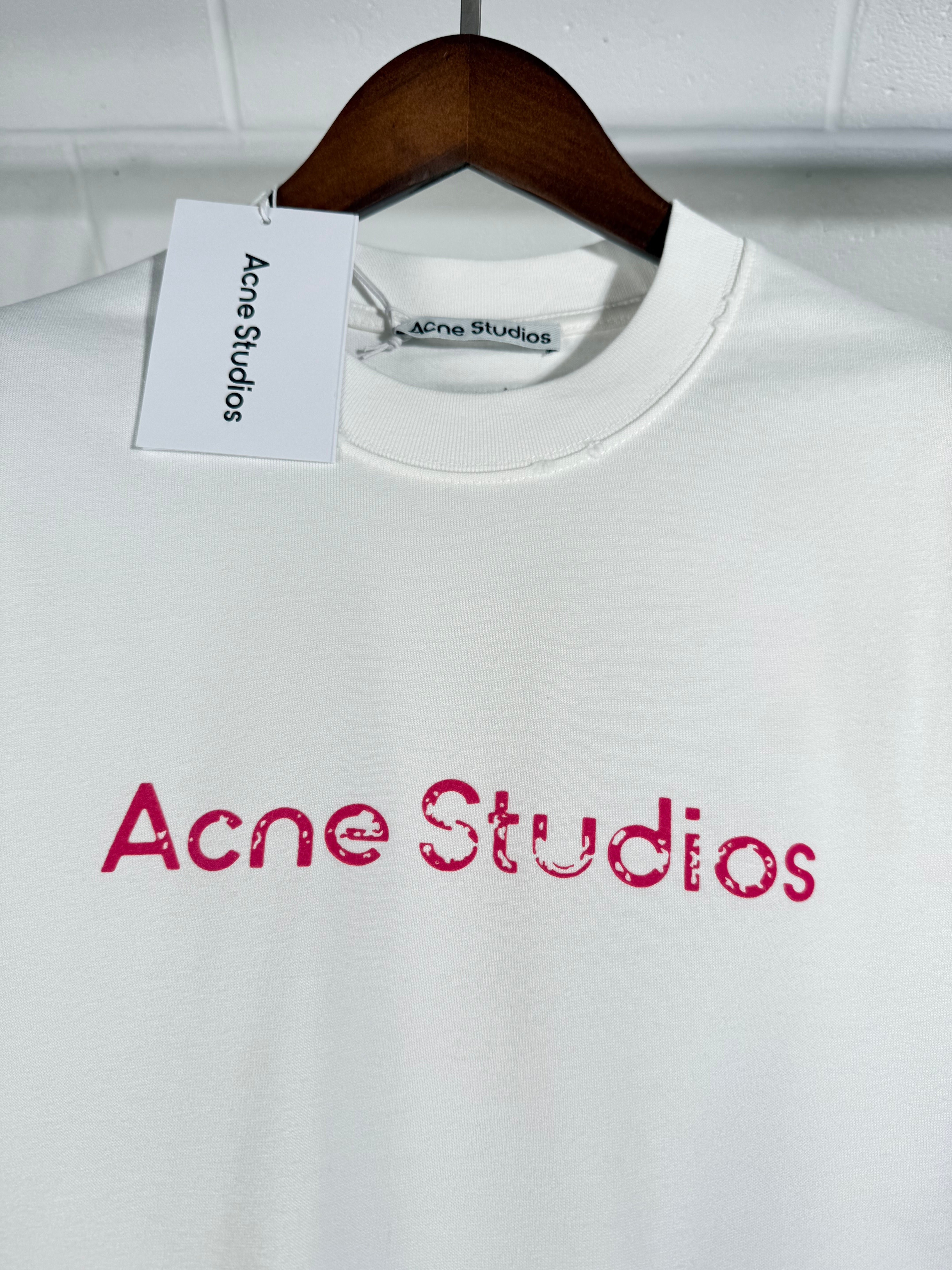 ACNE OVERSIZED TEE WHITE