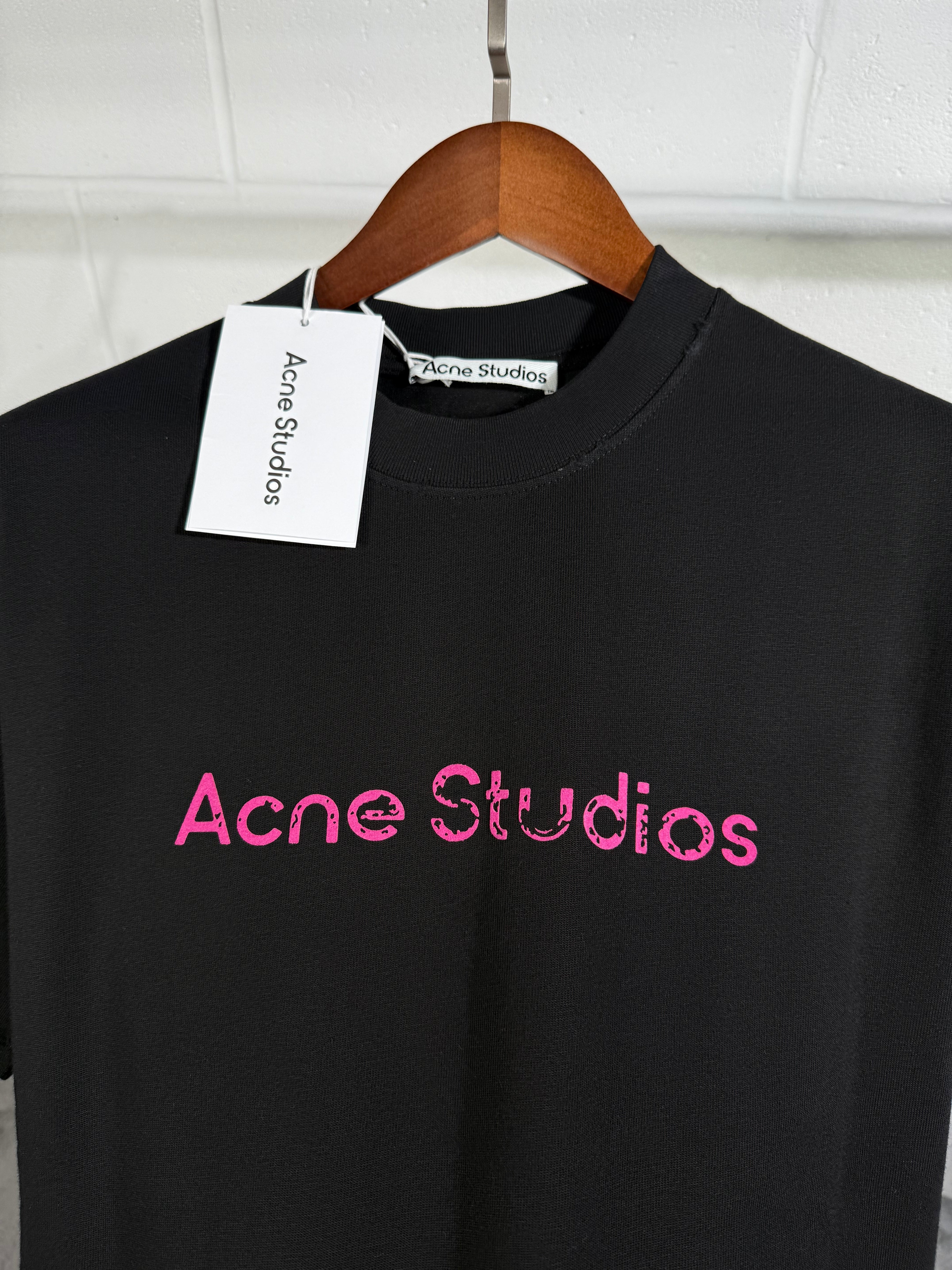 ACNE OVERSIZED TEE BLACK