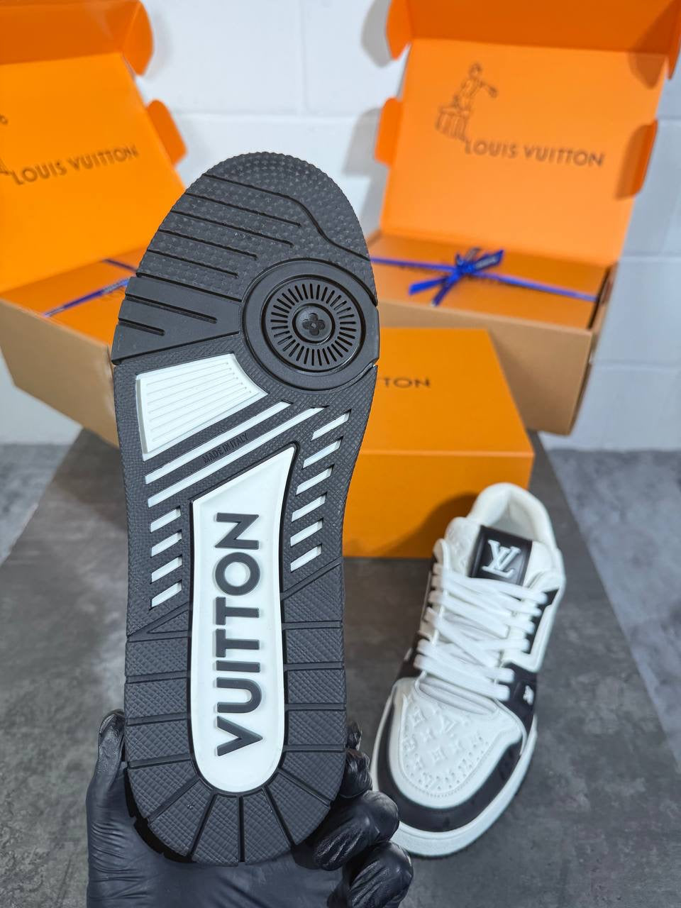 LV trainers Logo black & White