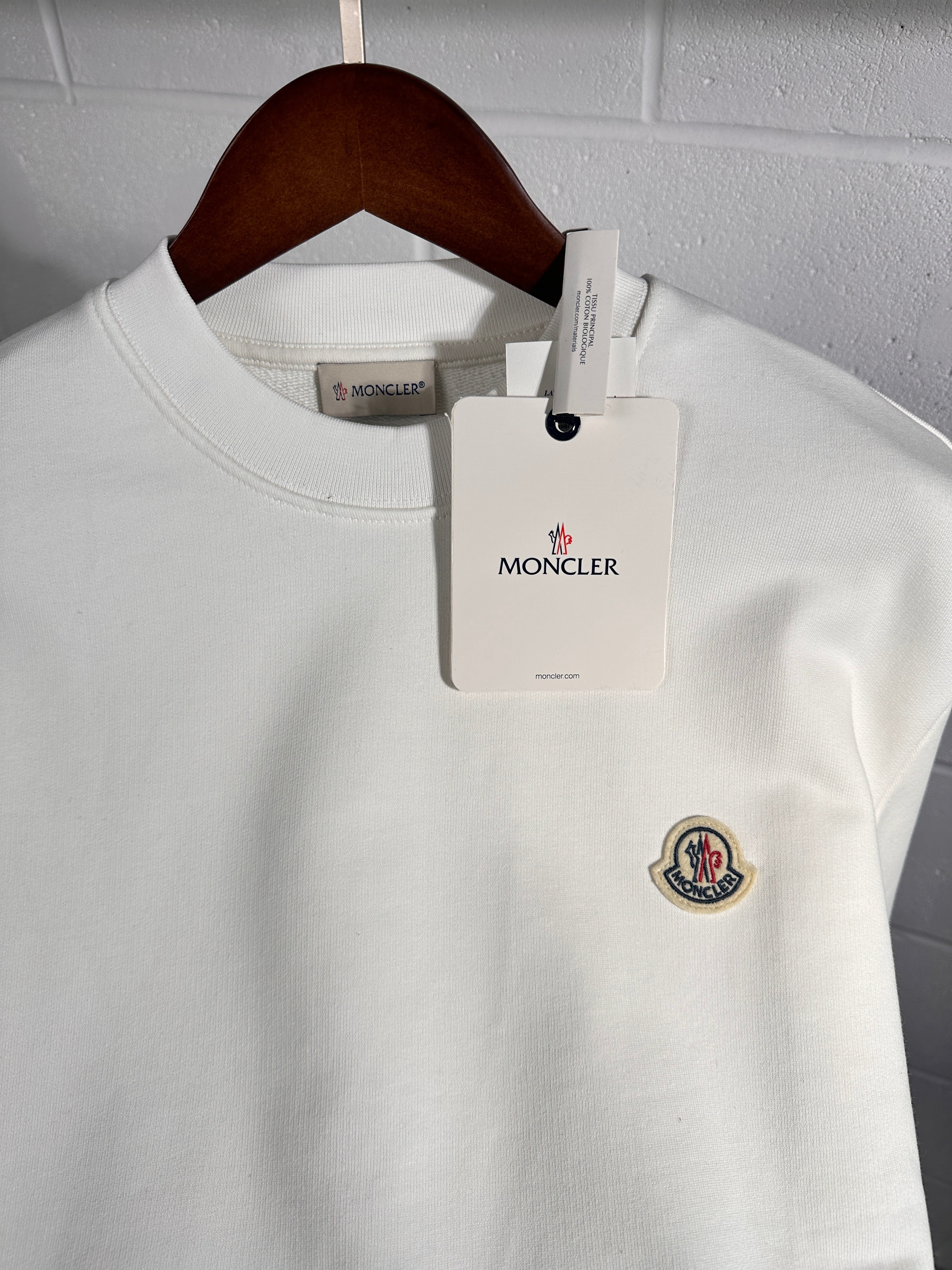 Moncler sweatshirt white