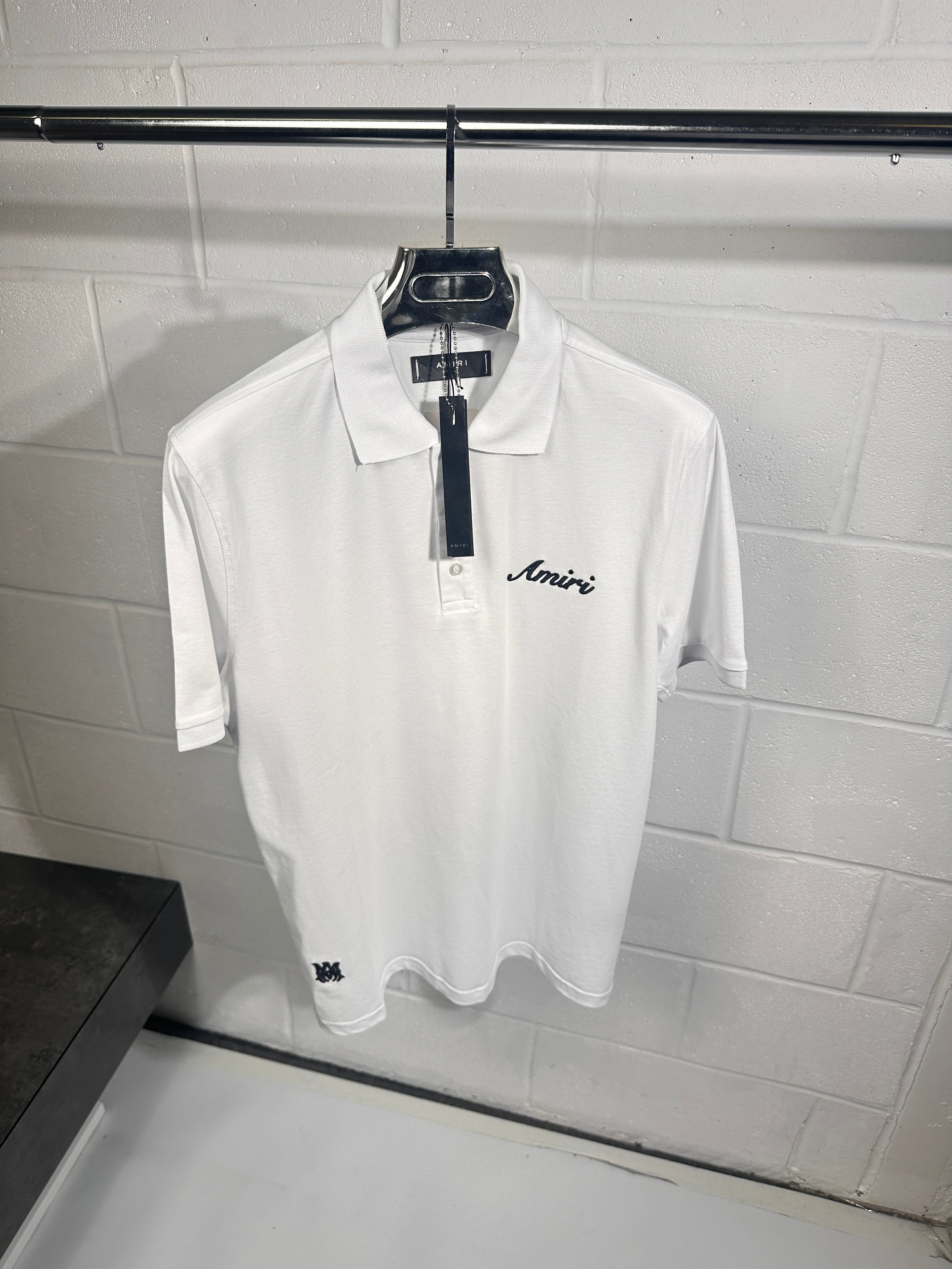 Amiri polo white