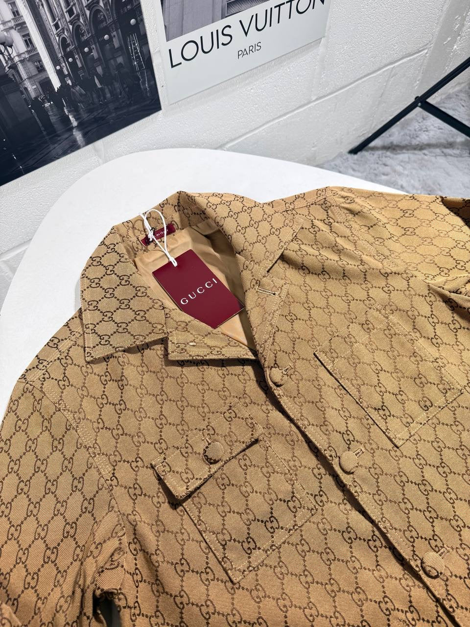 UCCI OVERSHIRT BEIGE