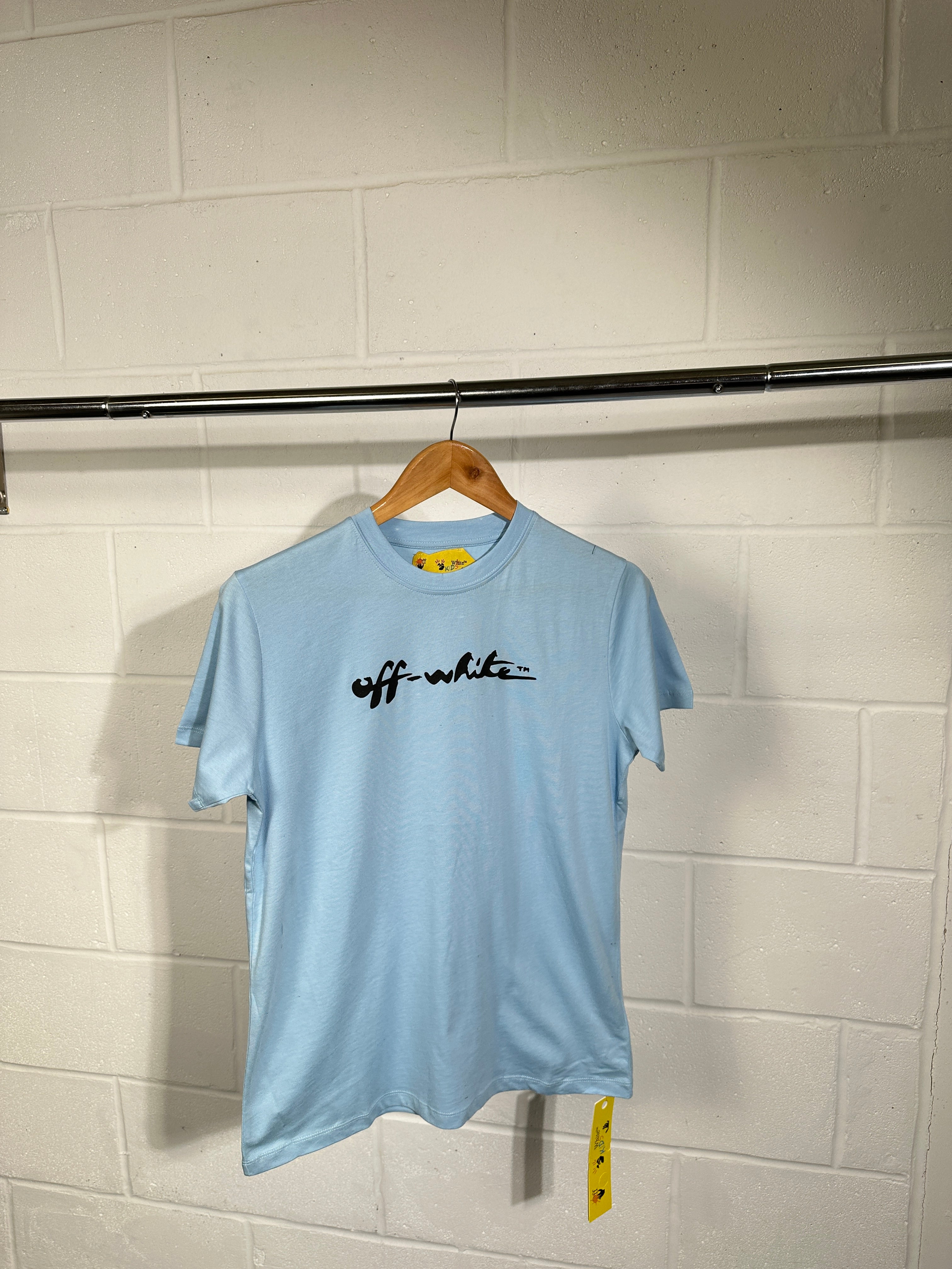 Kids tshirt offwhite baby blue