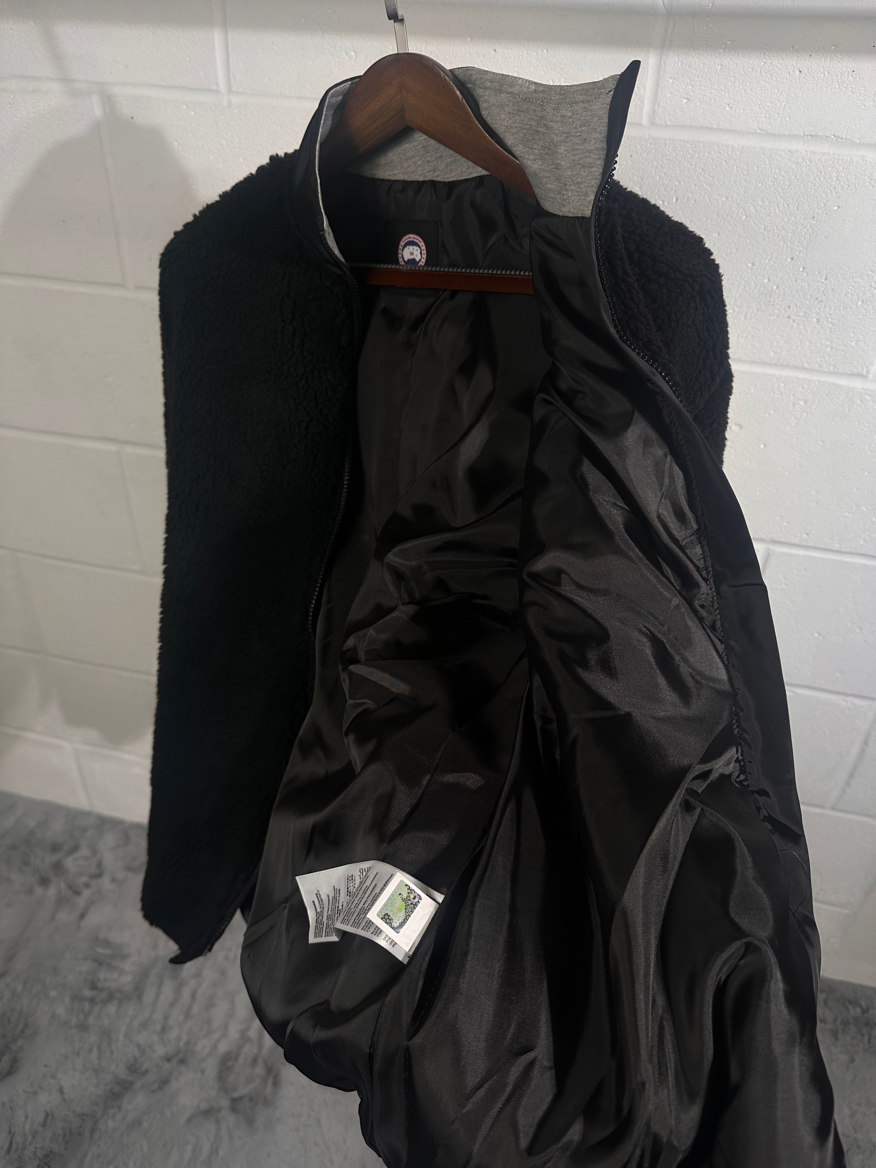 Canada goose fleece jacket black