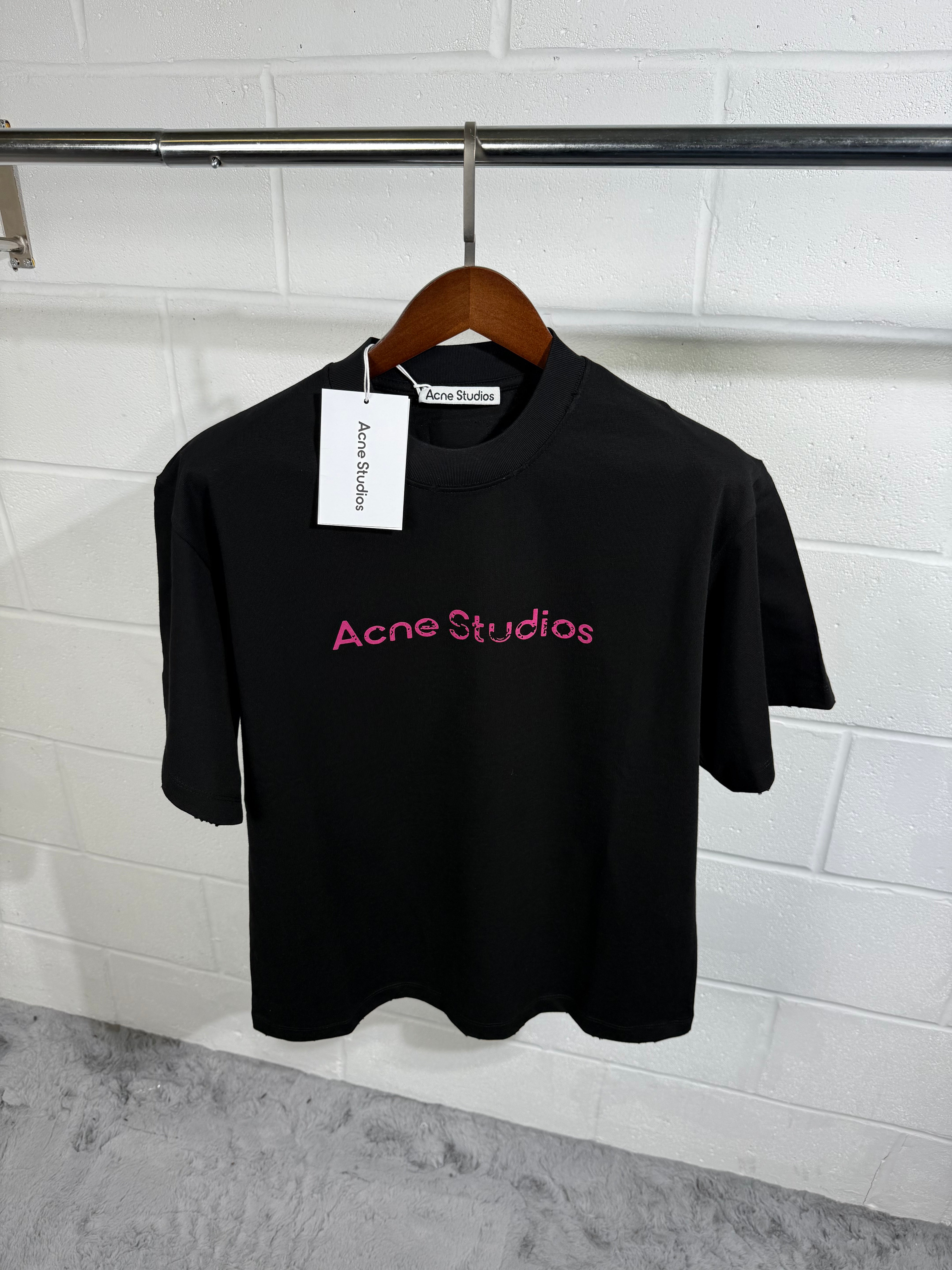 ACNE OVERSIZED TEE BLACK