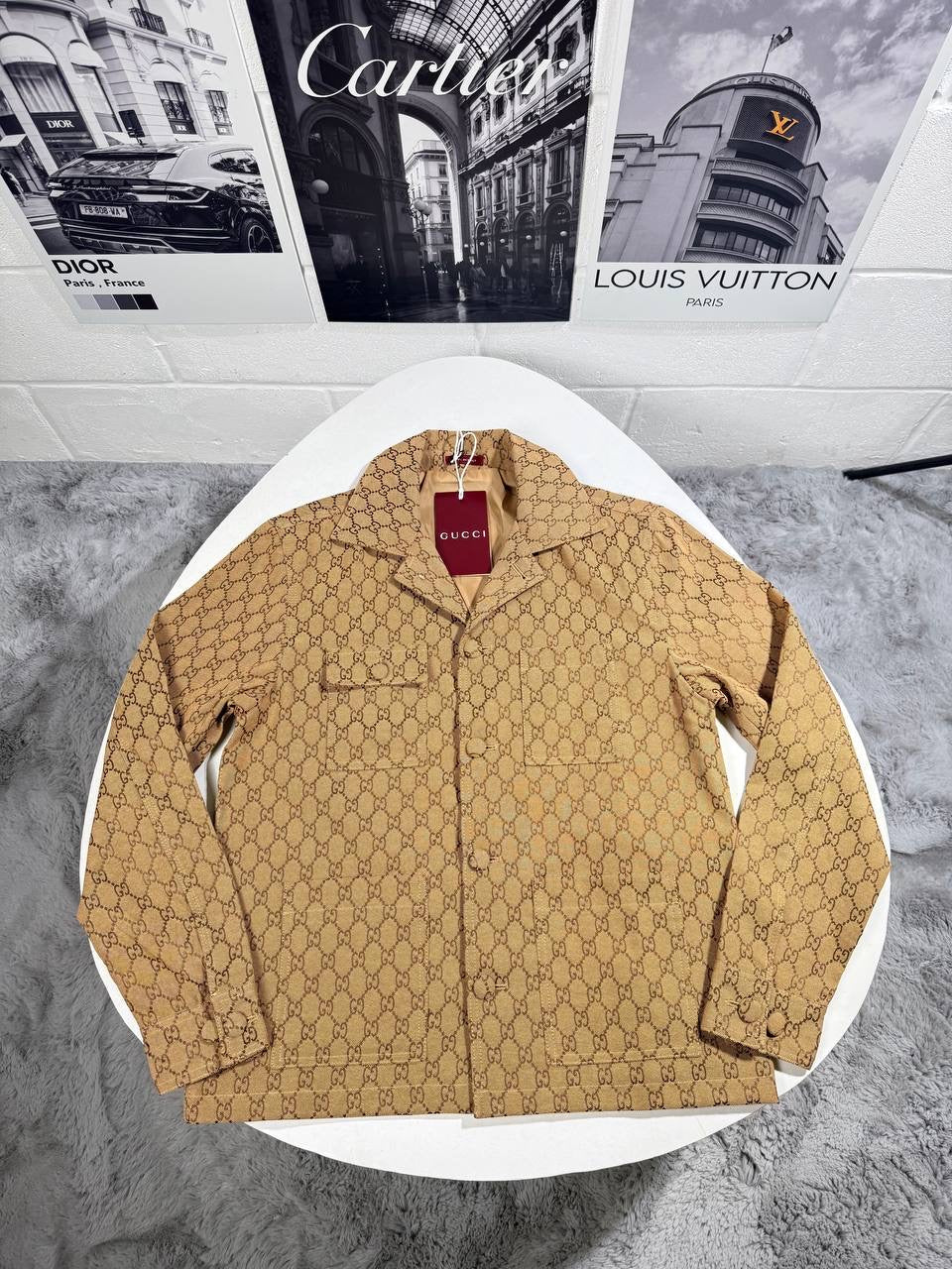 UCCI OVERSHIRT BEIGE