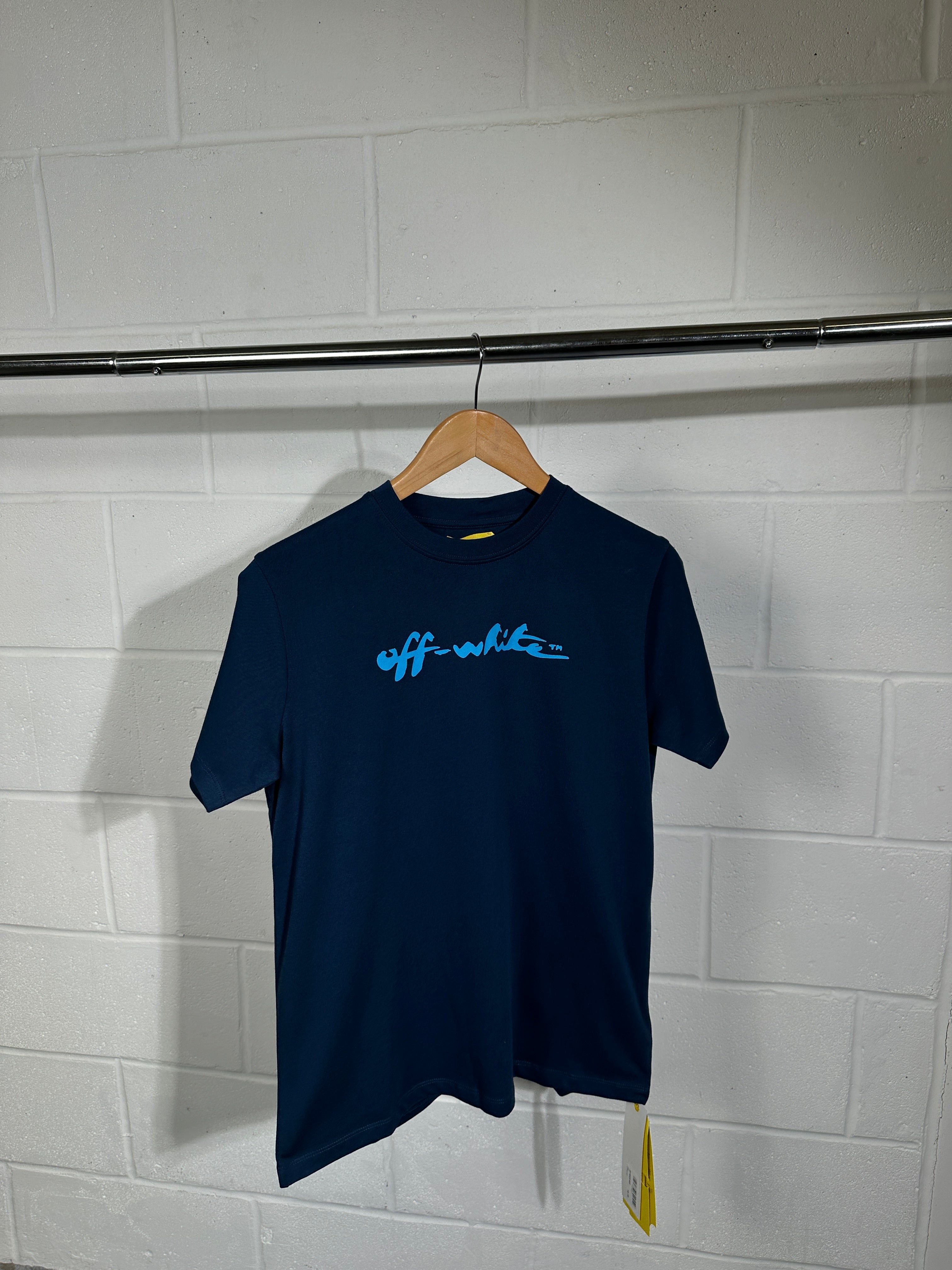 Kids tshirt offwhite navy