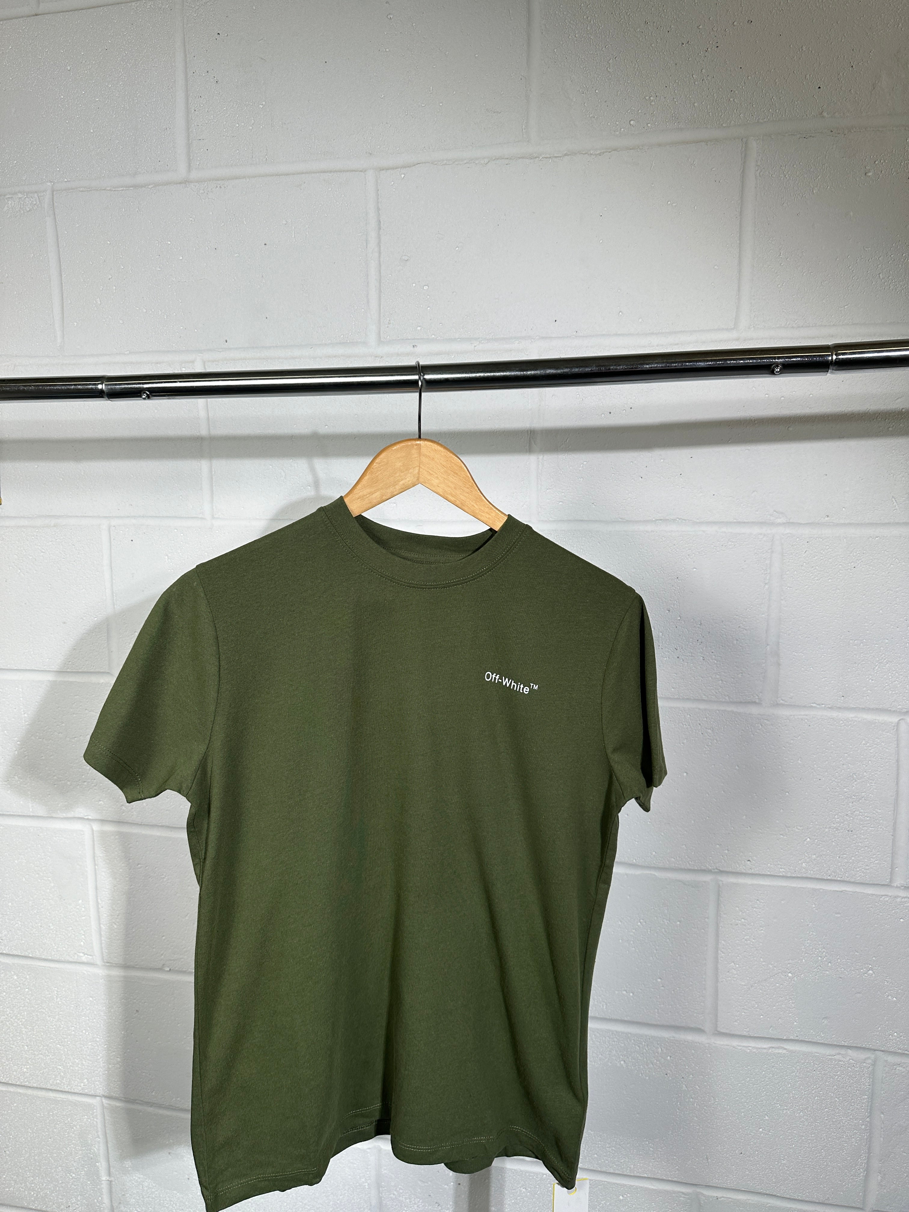 Kids offwhite tshirt green