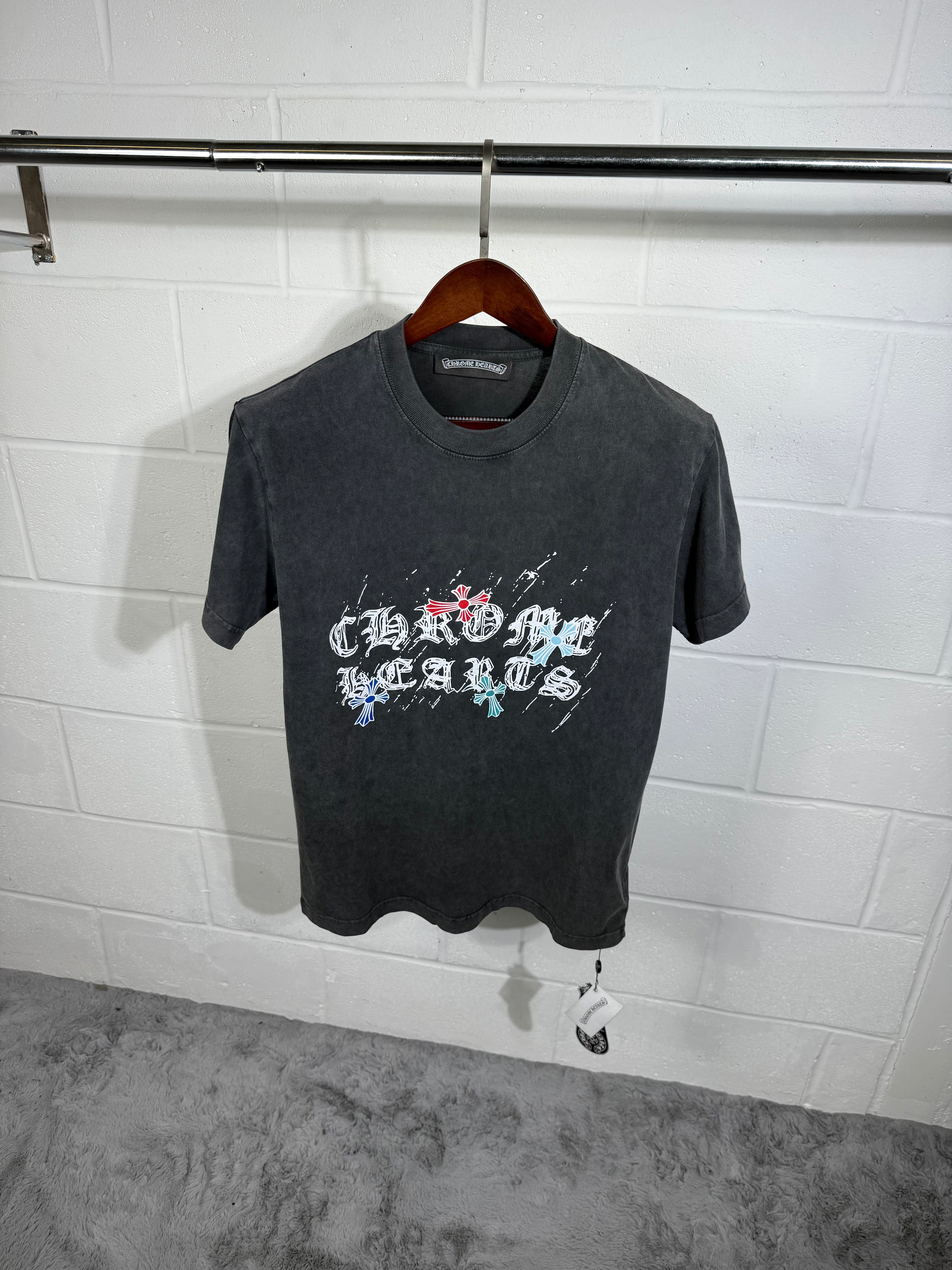 CHROME HEART GREY T SHIRT