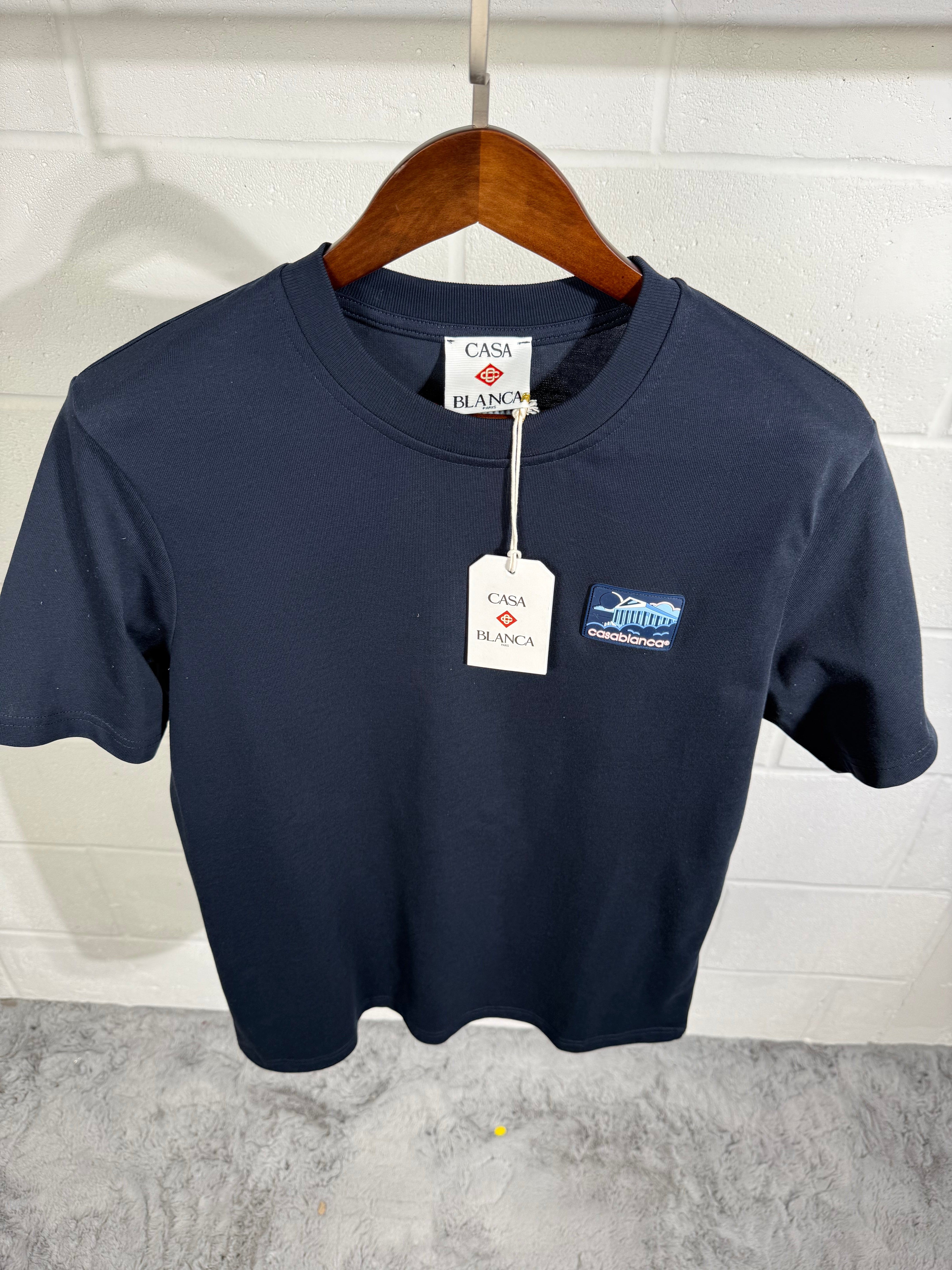 CASABLANCA NAVY TEE