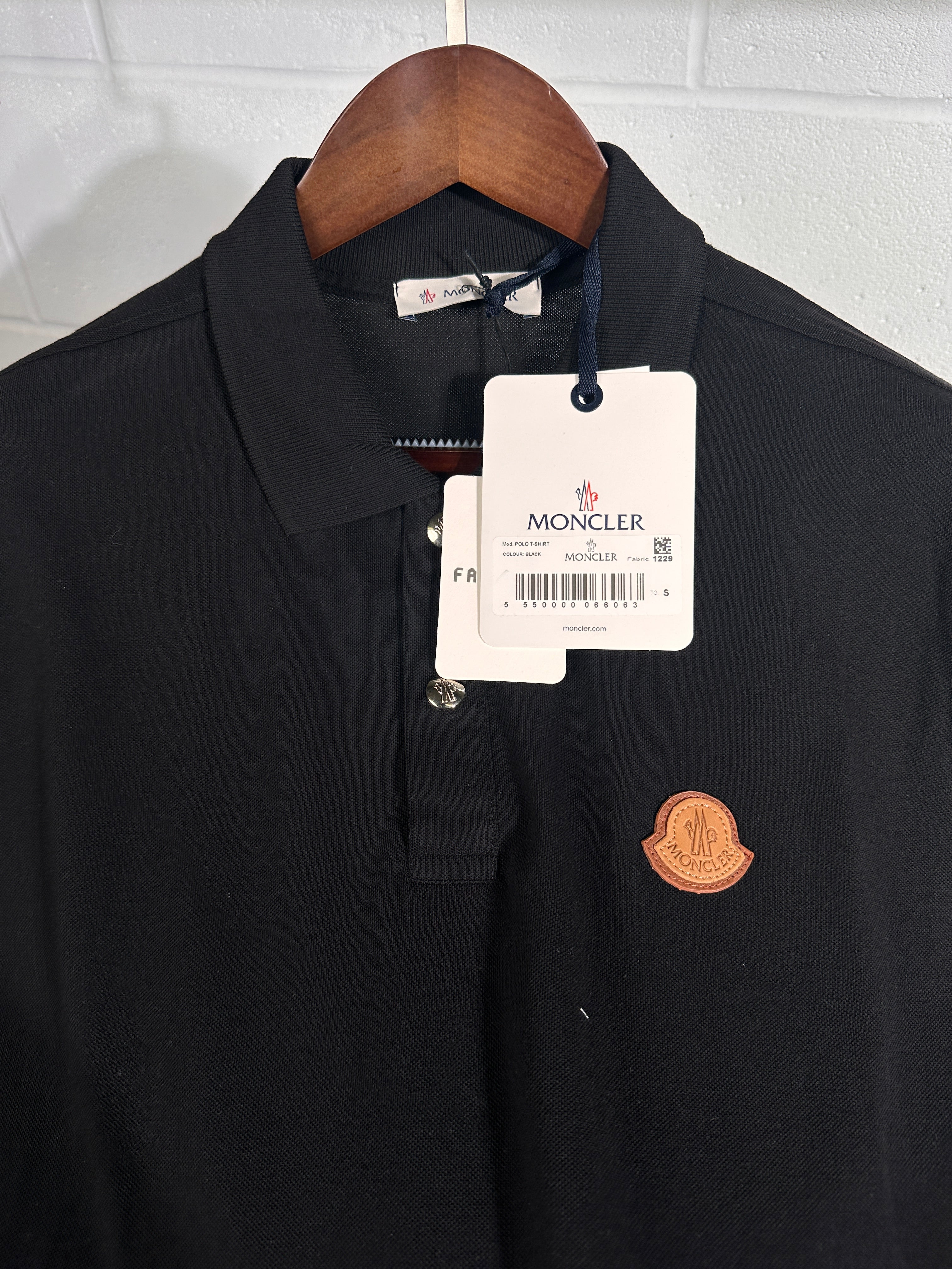 Moncler black badge polo