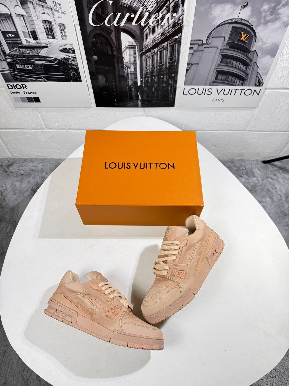 LVE DISTRESSED TRAINERS