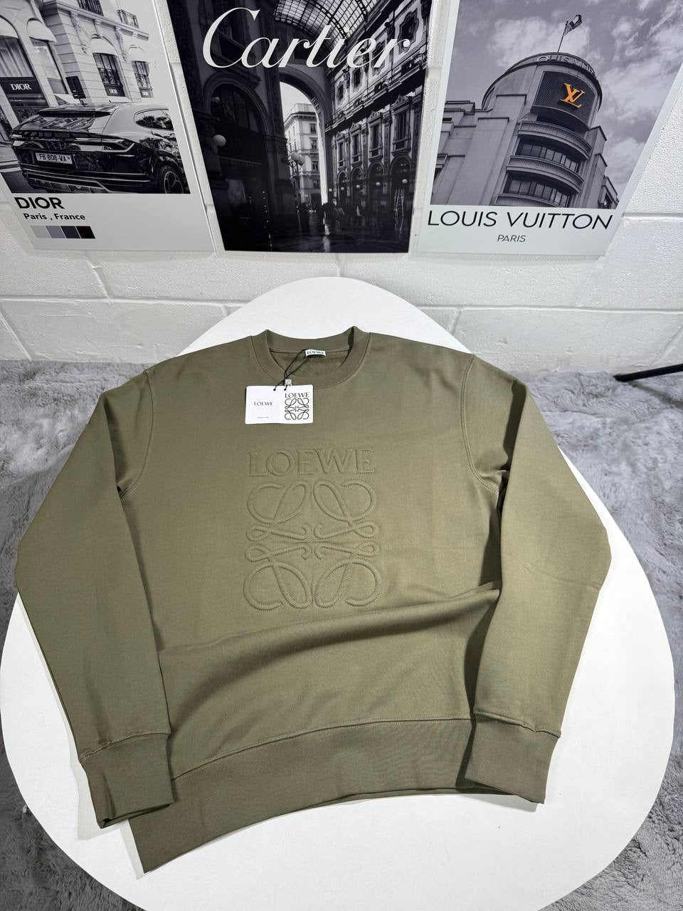 LOWE JUMPER GREEN