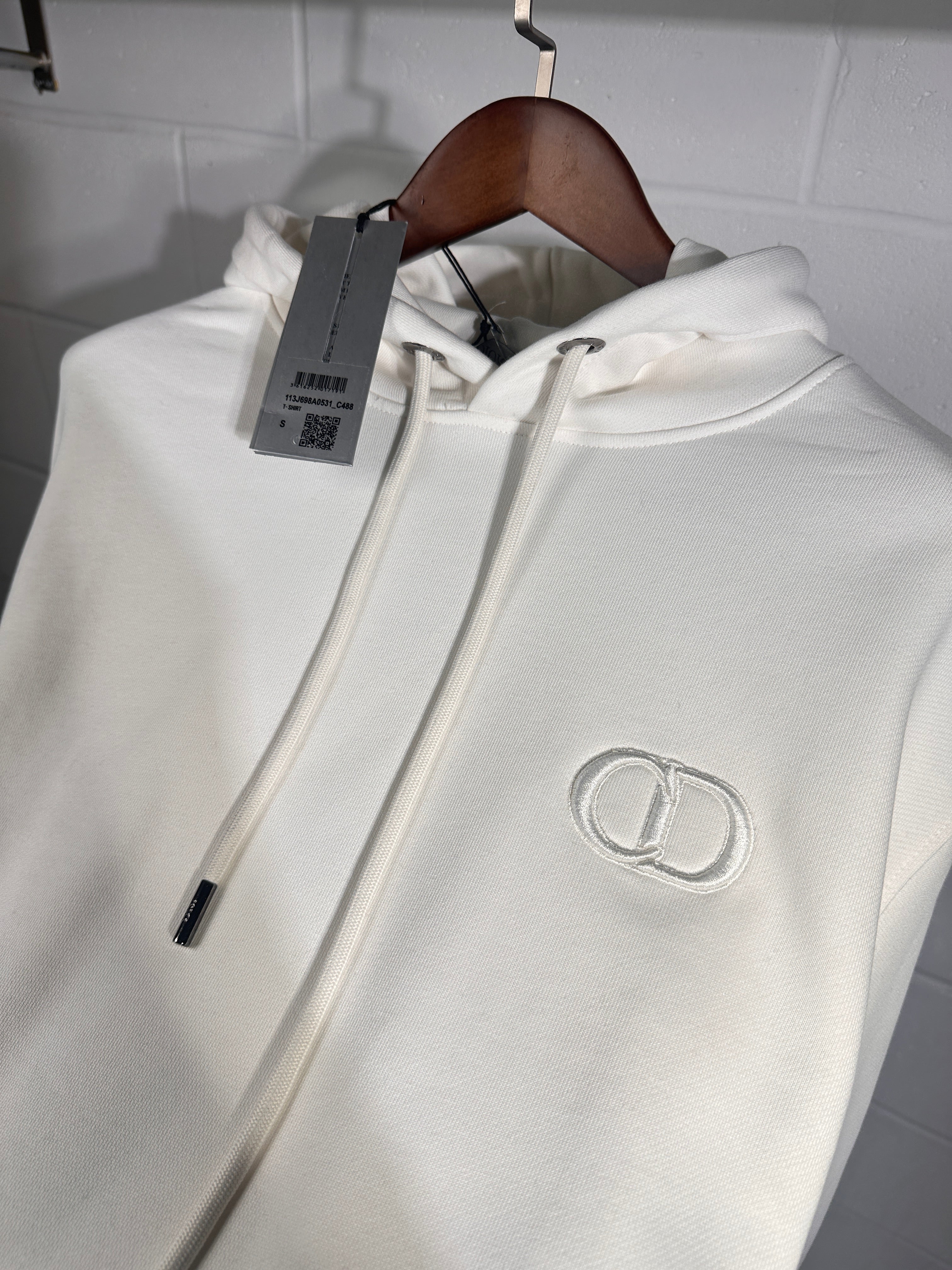 Dior CD hoodie white