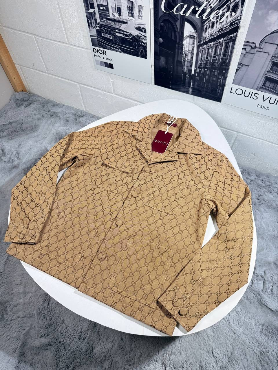 UCCI OVERSHIRT BEIGE