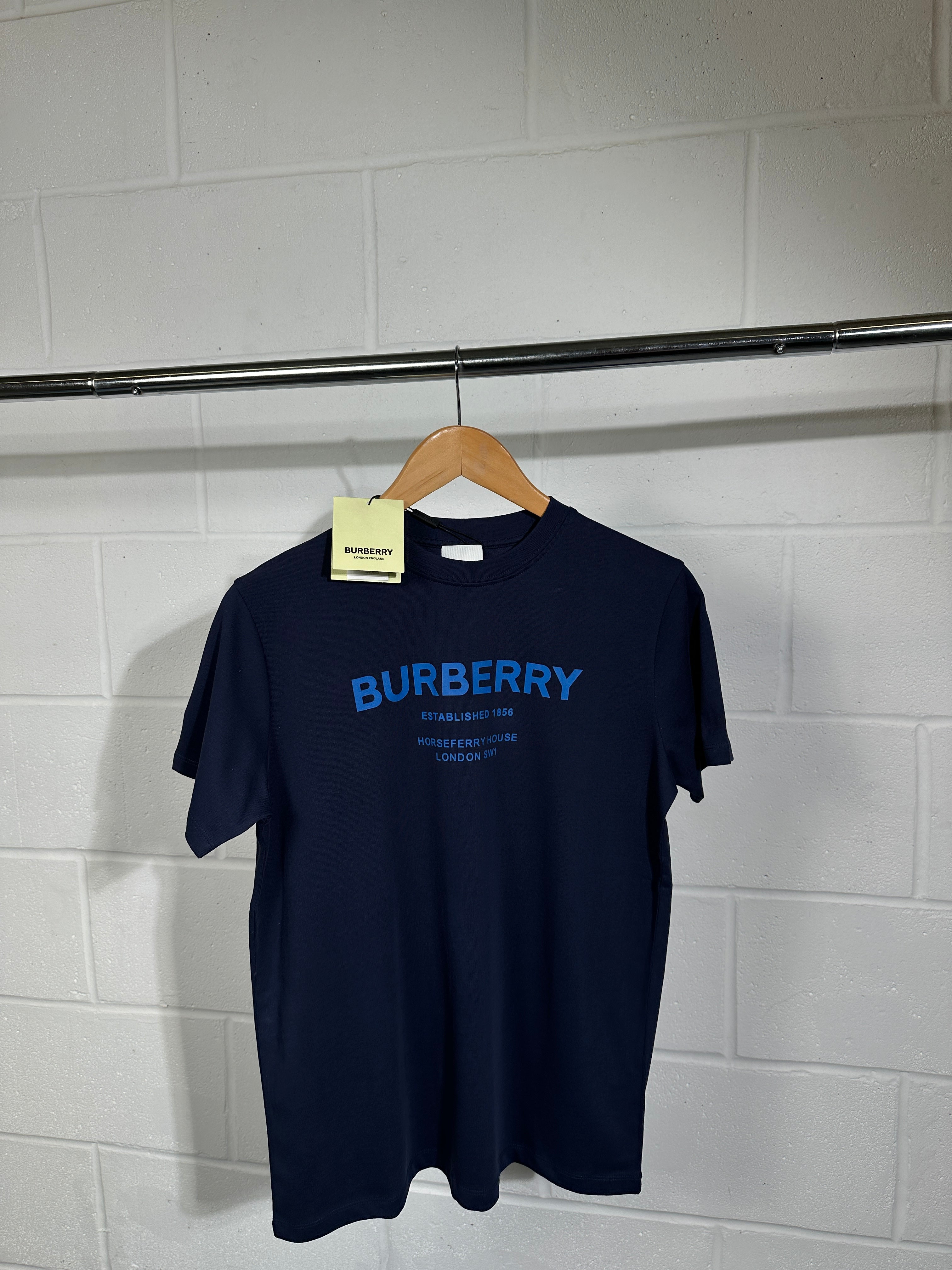 Kids burberry tshirt navy