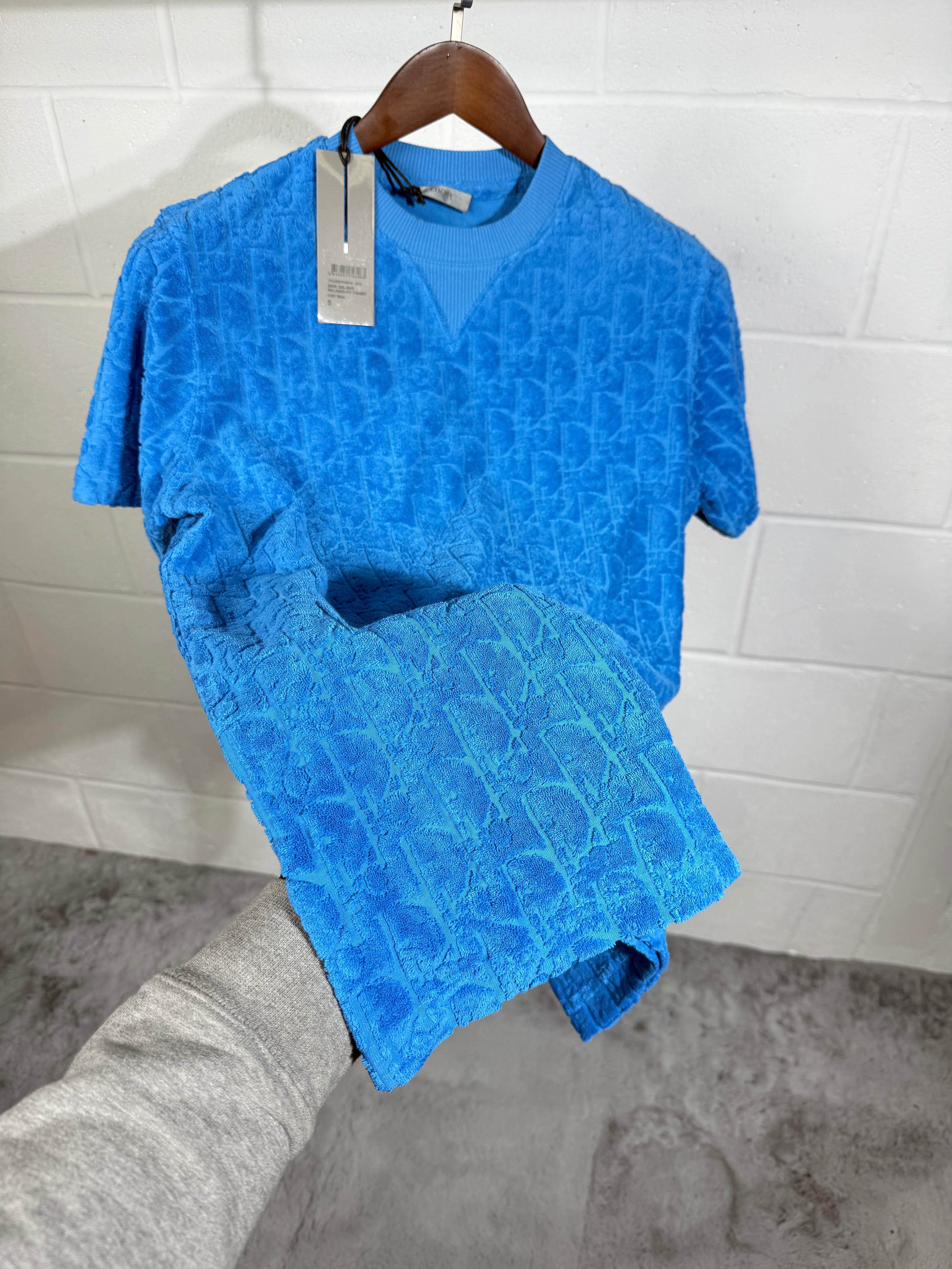 iOR towel tee blue