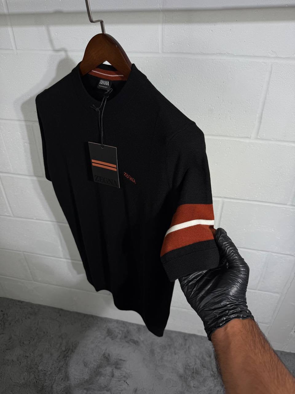 ZGNA BLACK knitted Tshirt