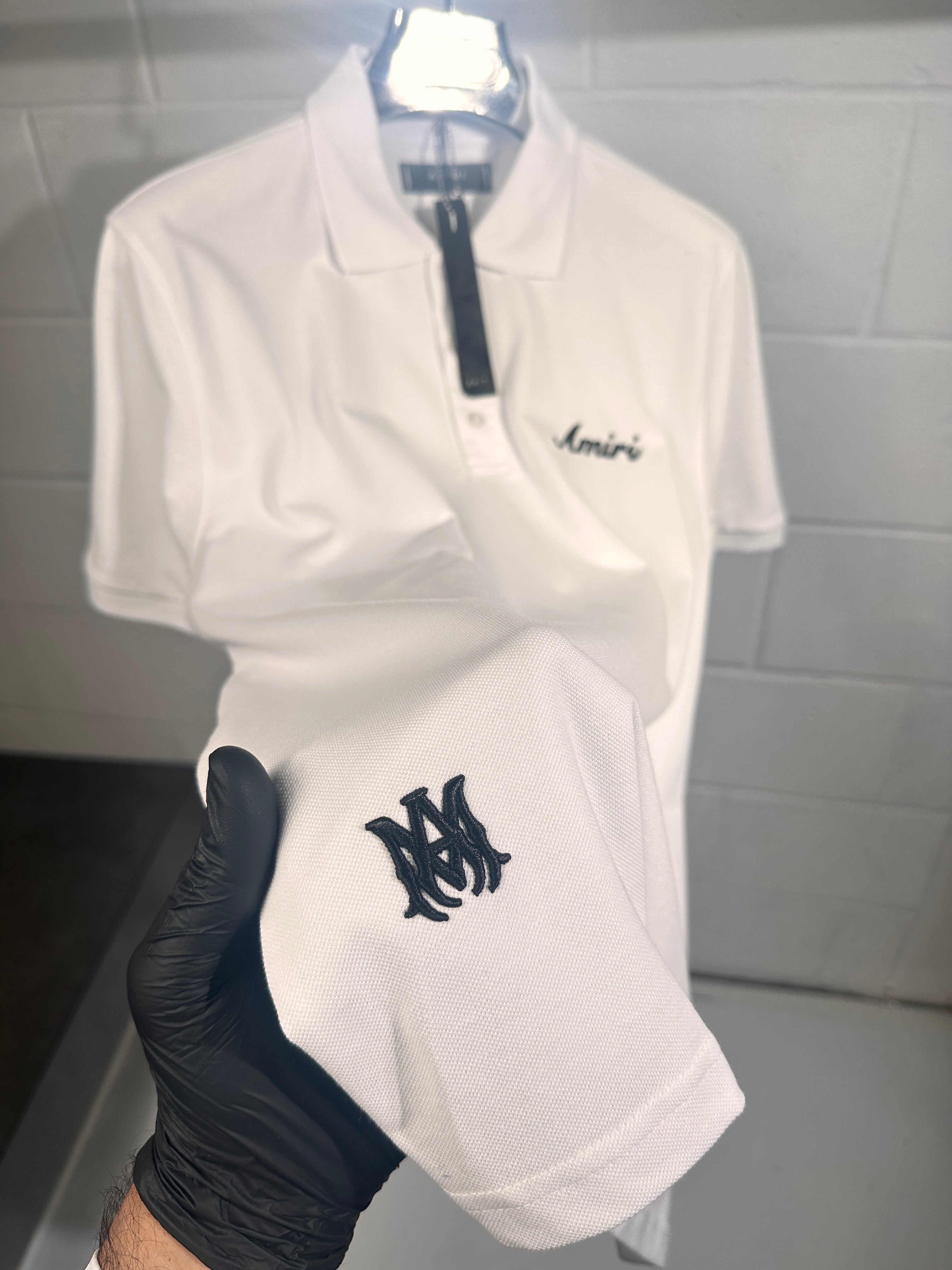 Amiri polo white