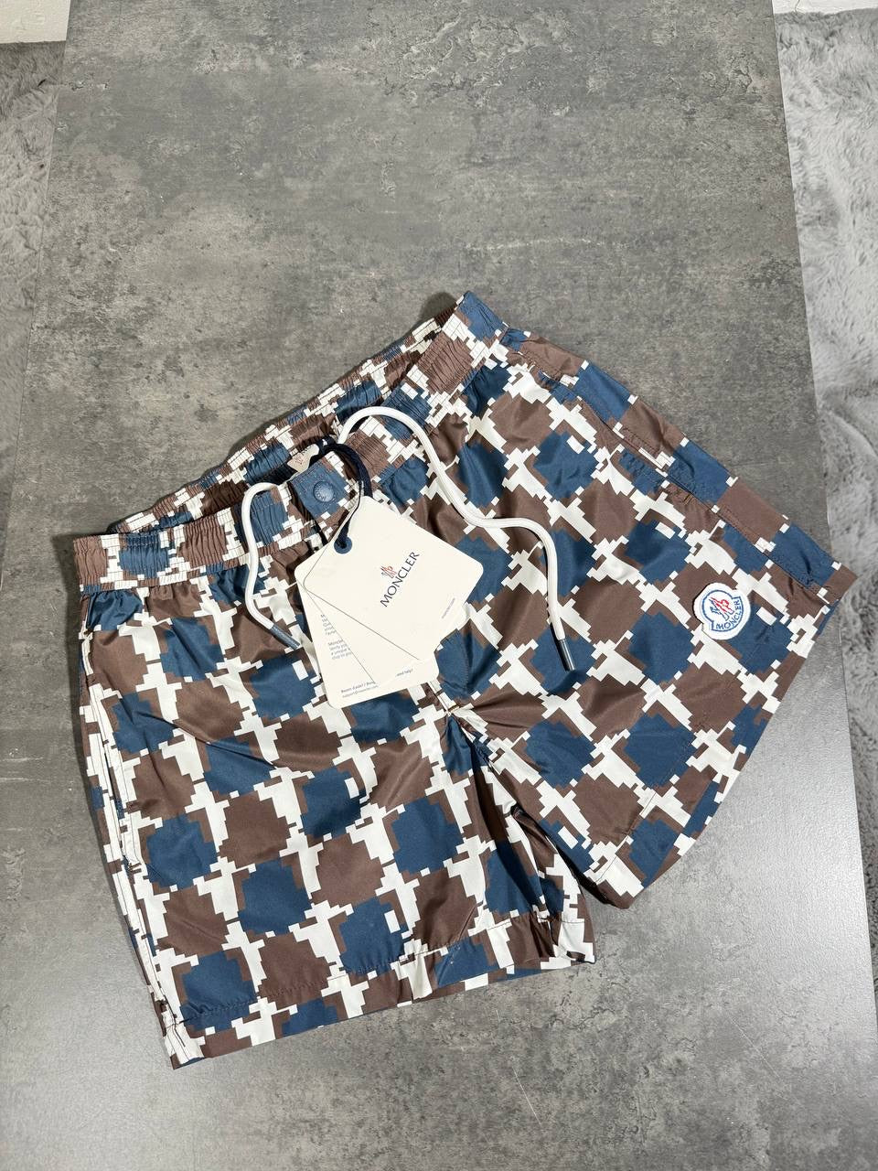 MNCLR SWIM SHORTS LOGO PRINT