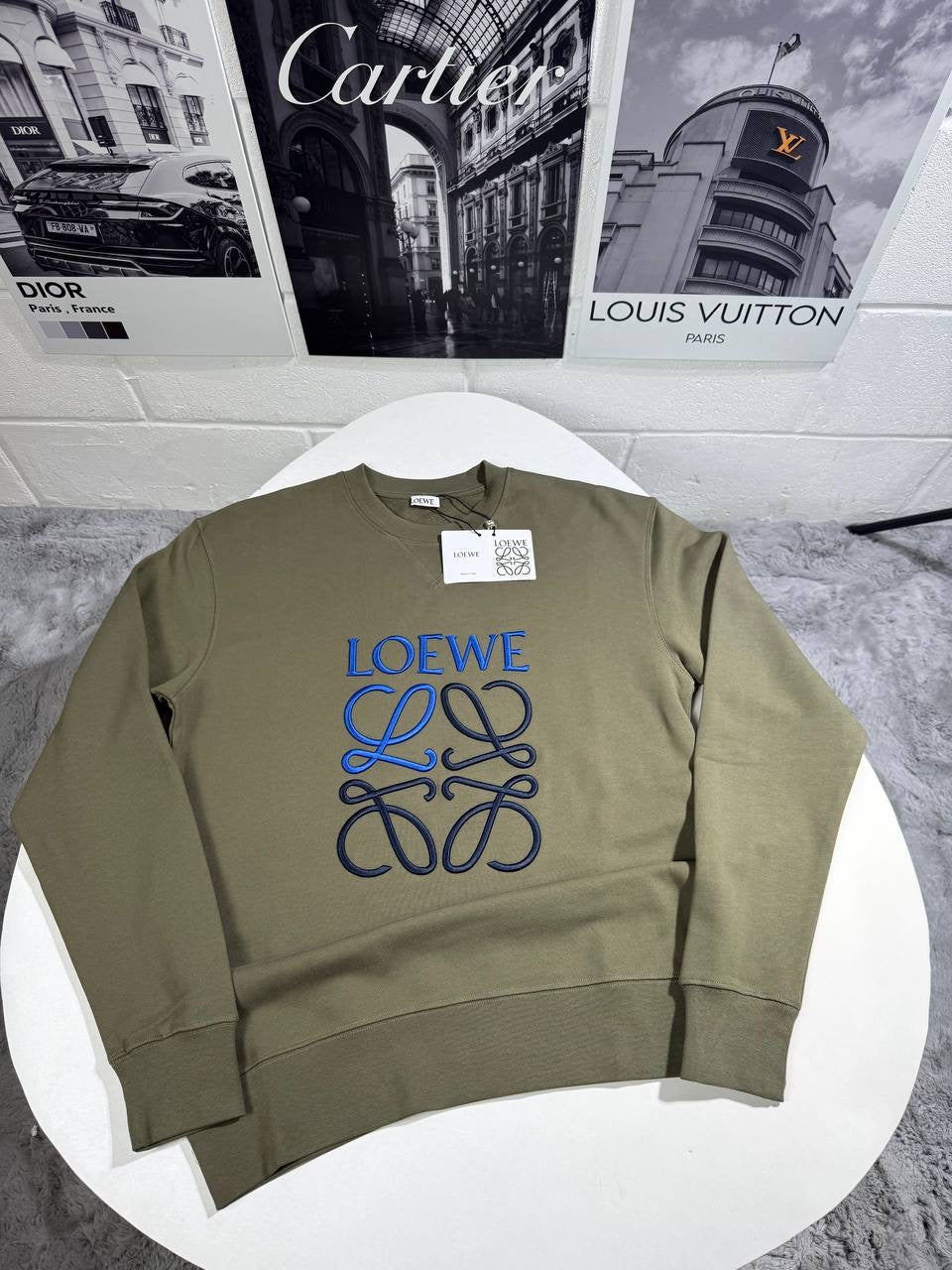 LOWE JUMPER GREEN