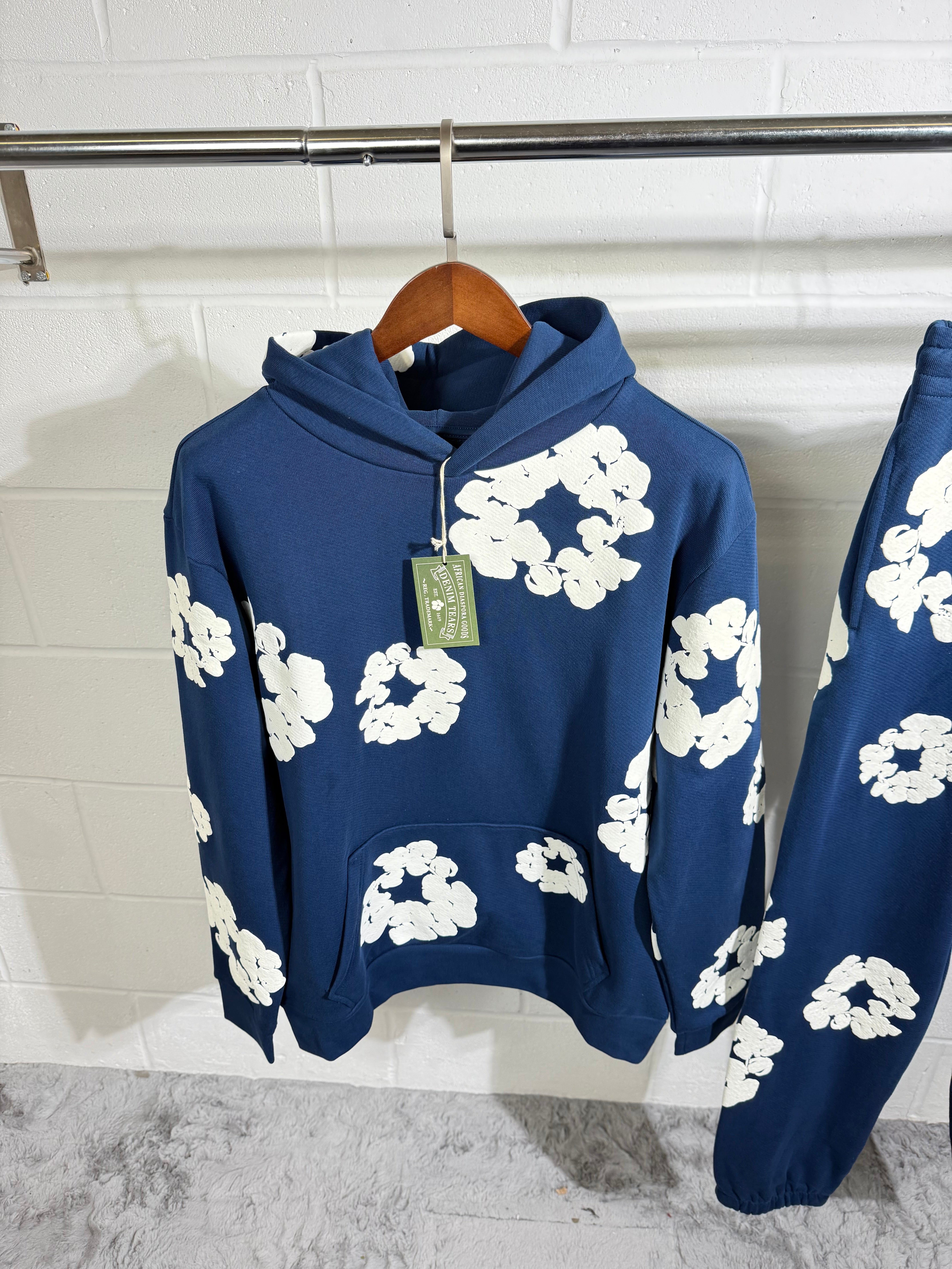 Denim tears tracksuit navy