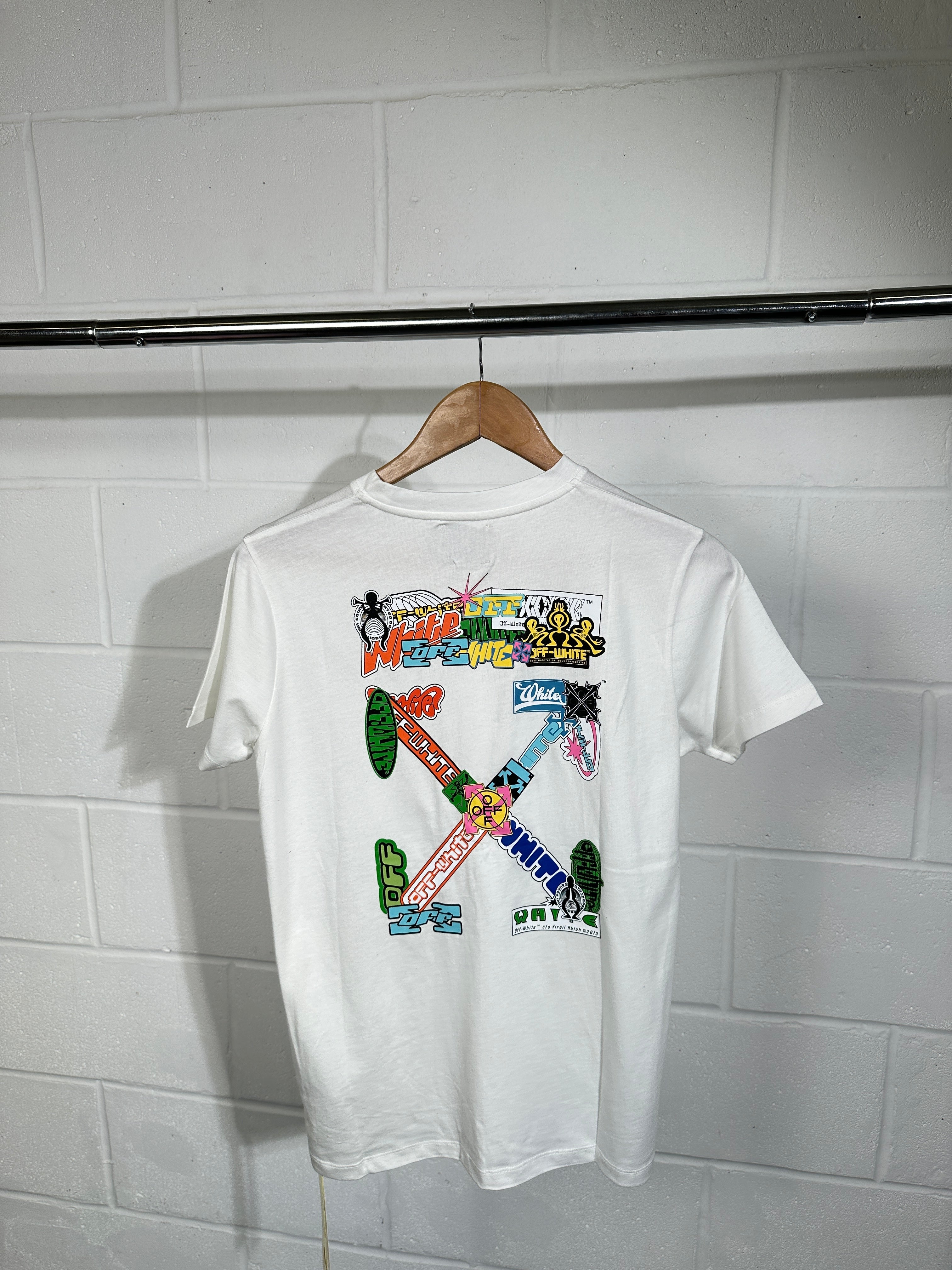 Kids offwhite tshirt white