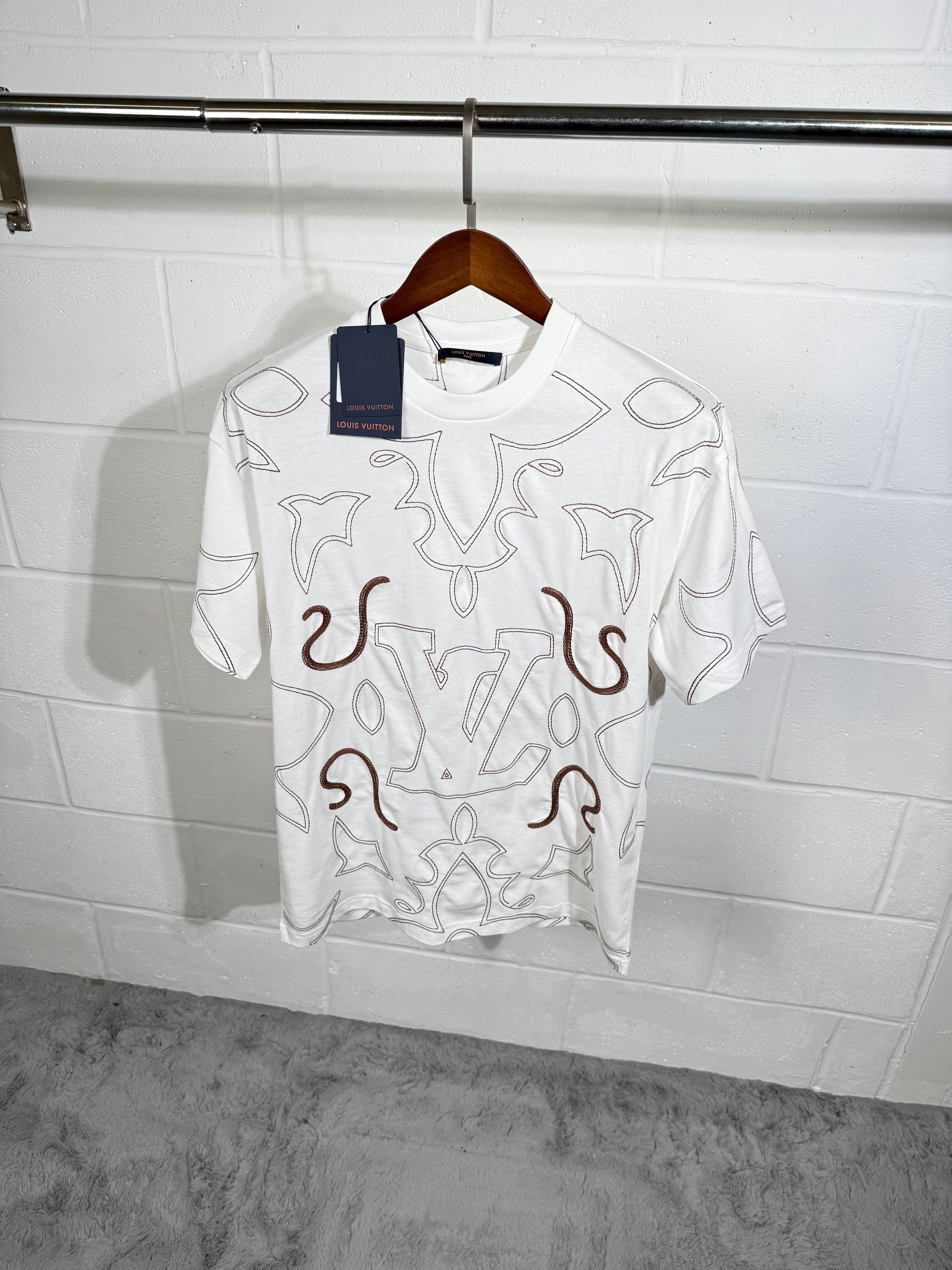 LVE EMBROIDERED TEE WHITE