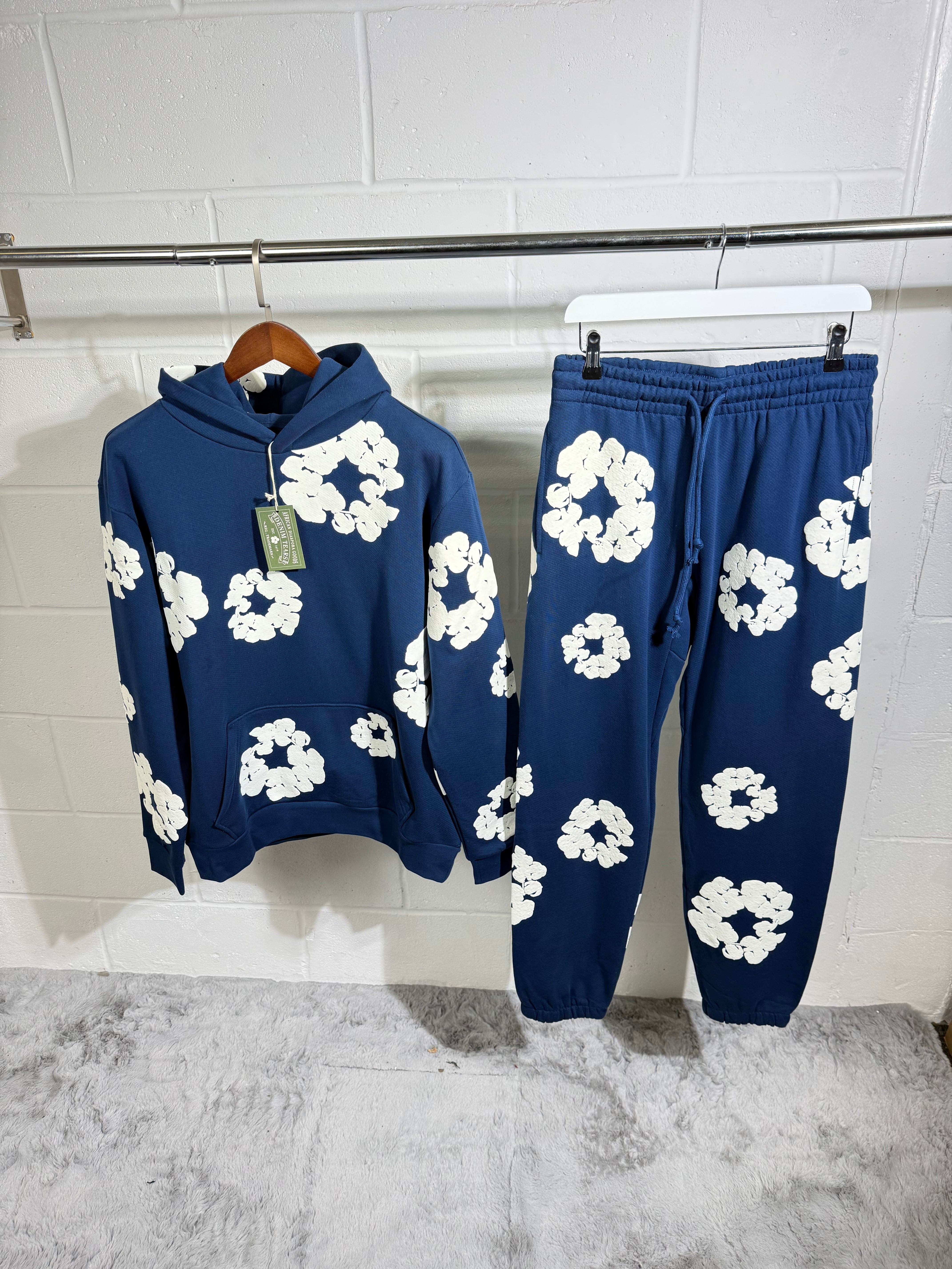 Denim tears tracksuit navy