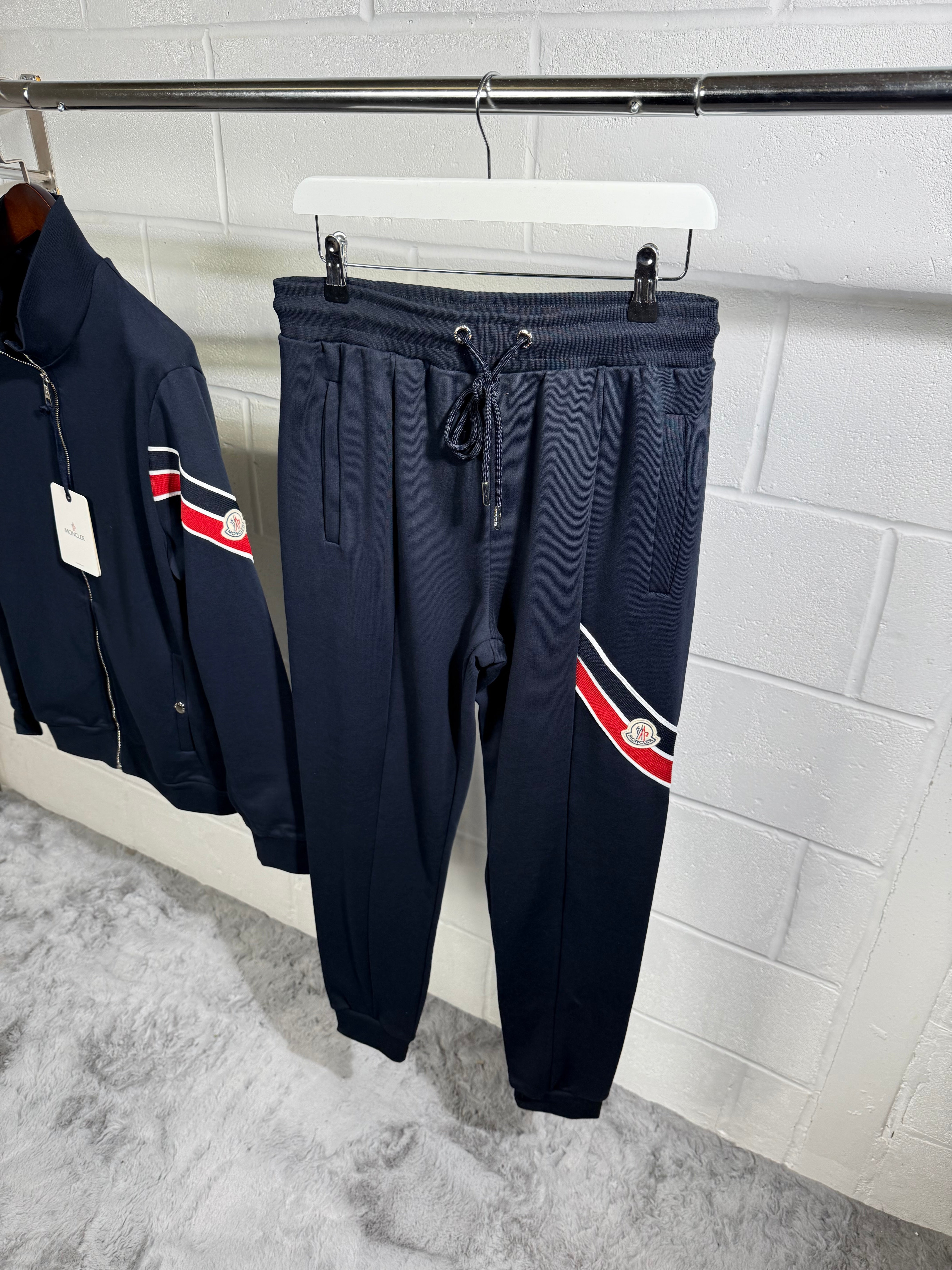 Moncler tracksuit navy