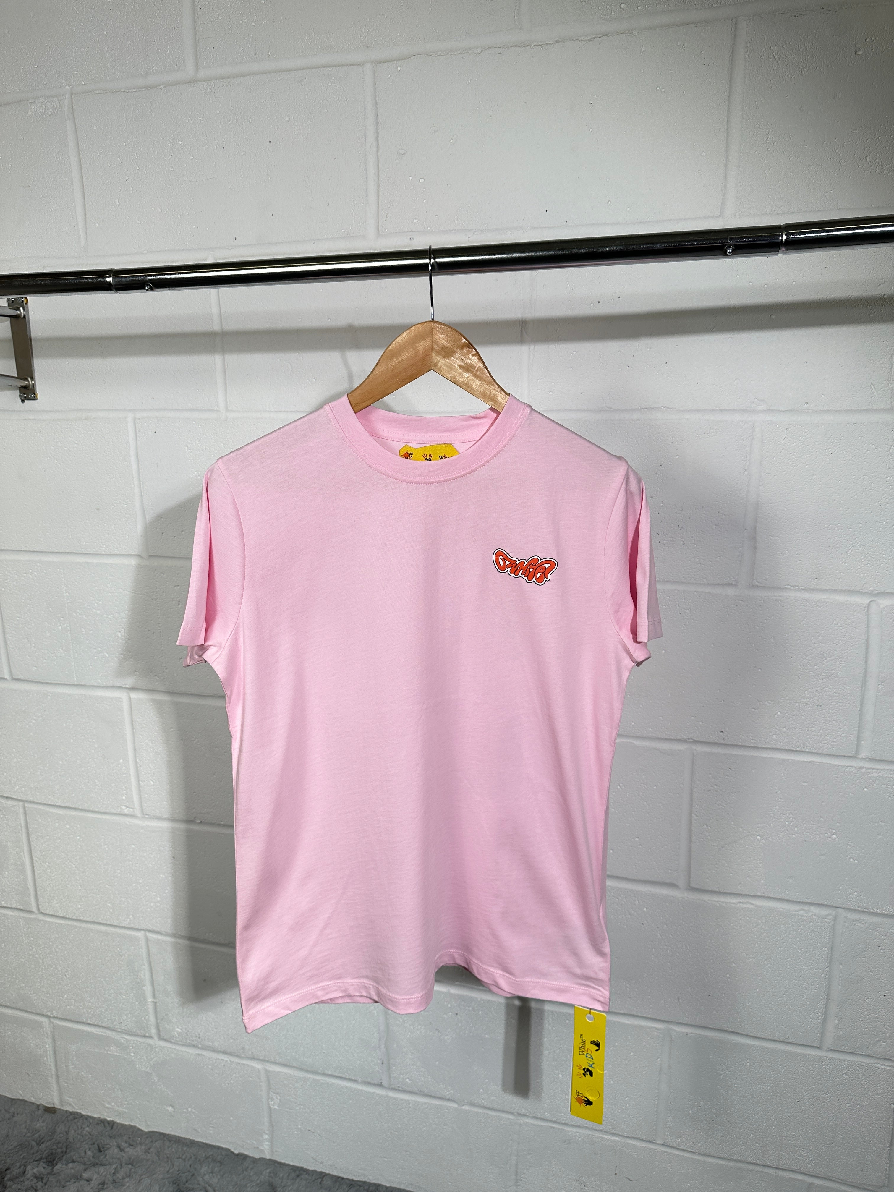 Kids offwhite tshirt pink