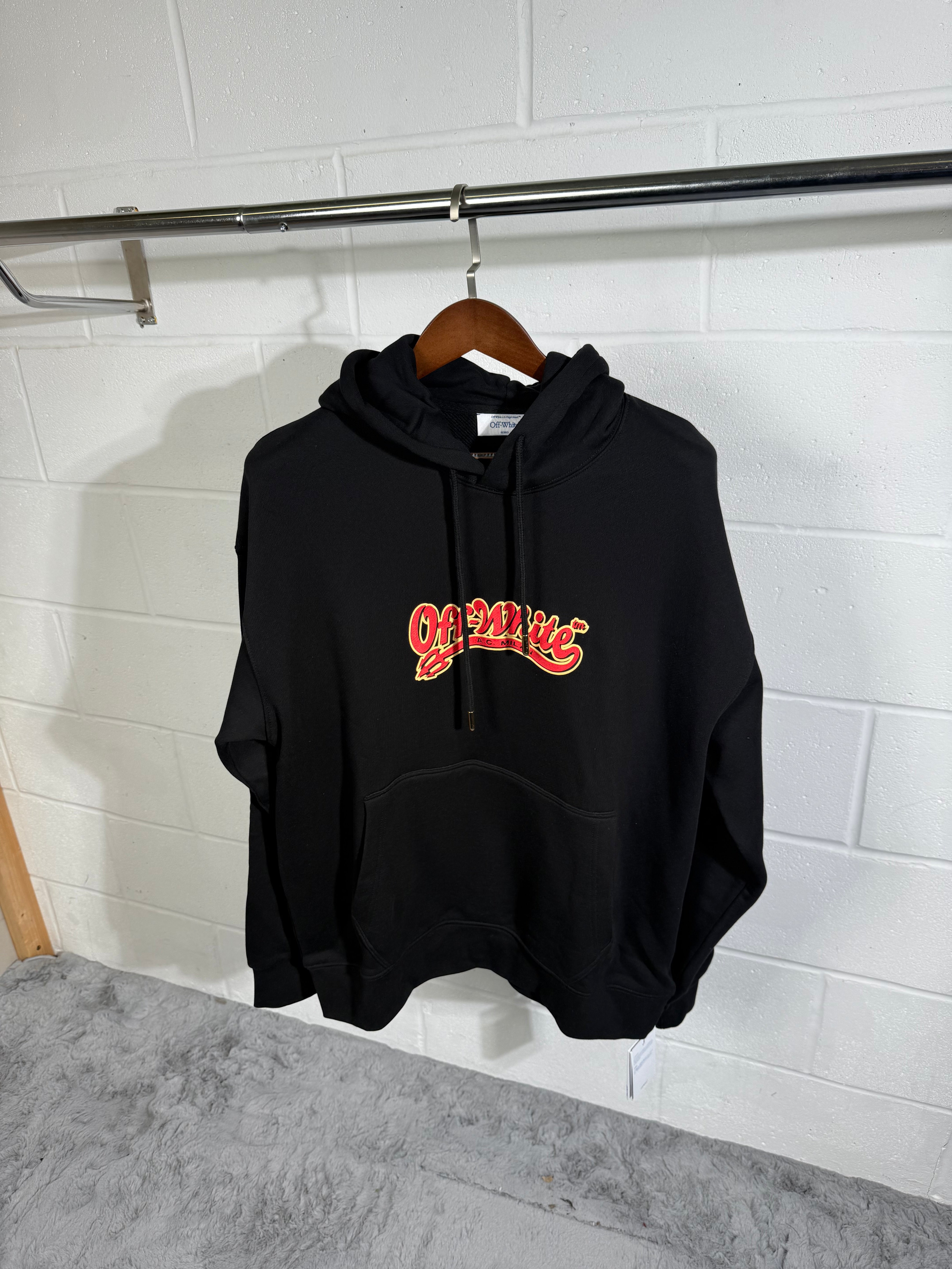 Off white black hoodie