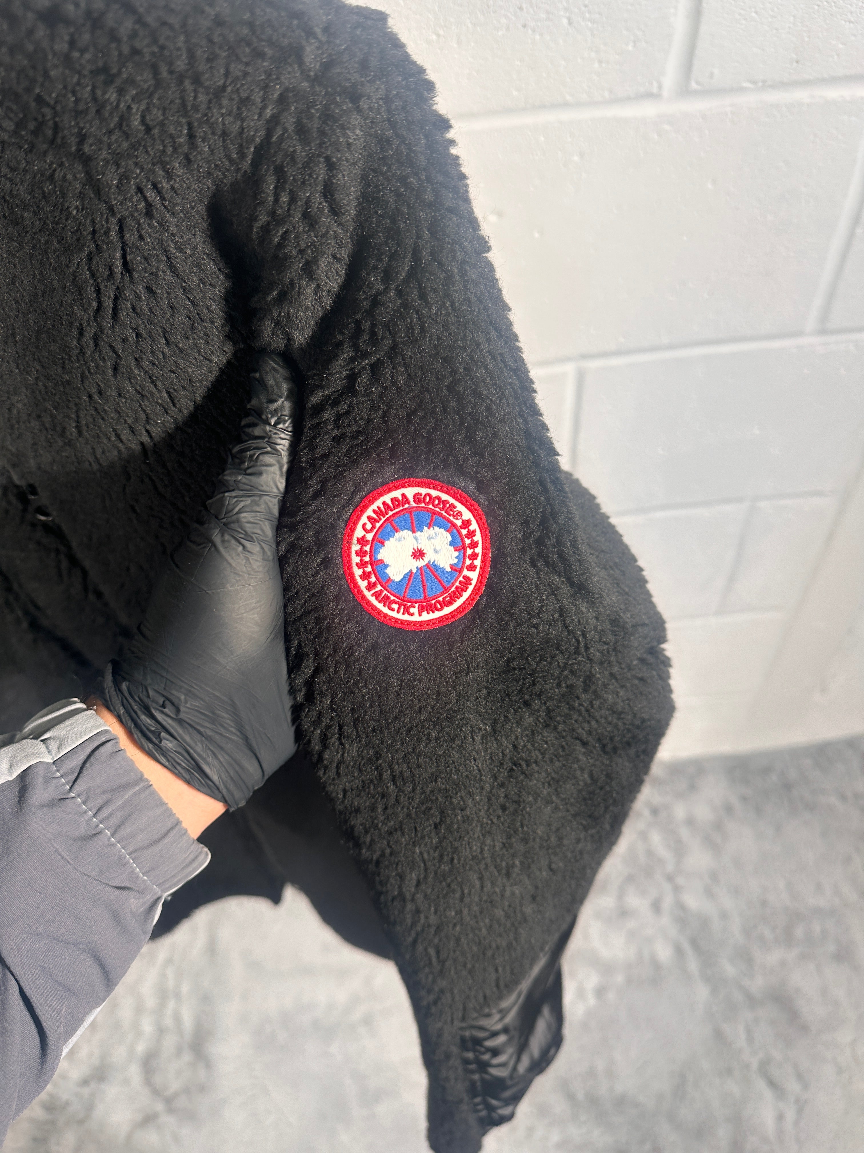 Canada goose fleece jacket black