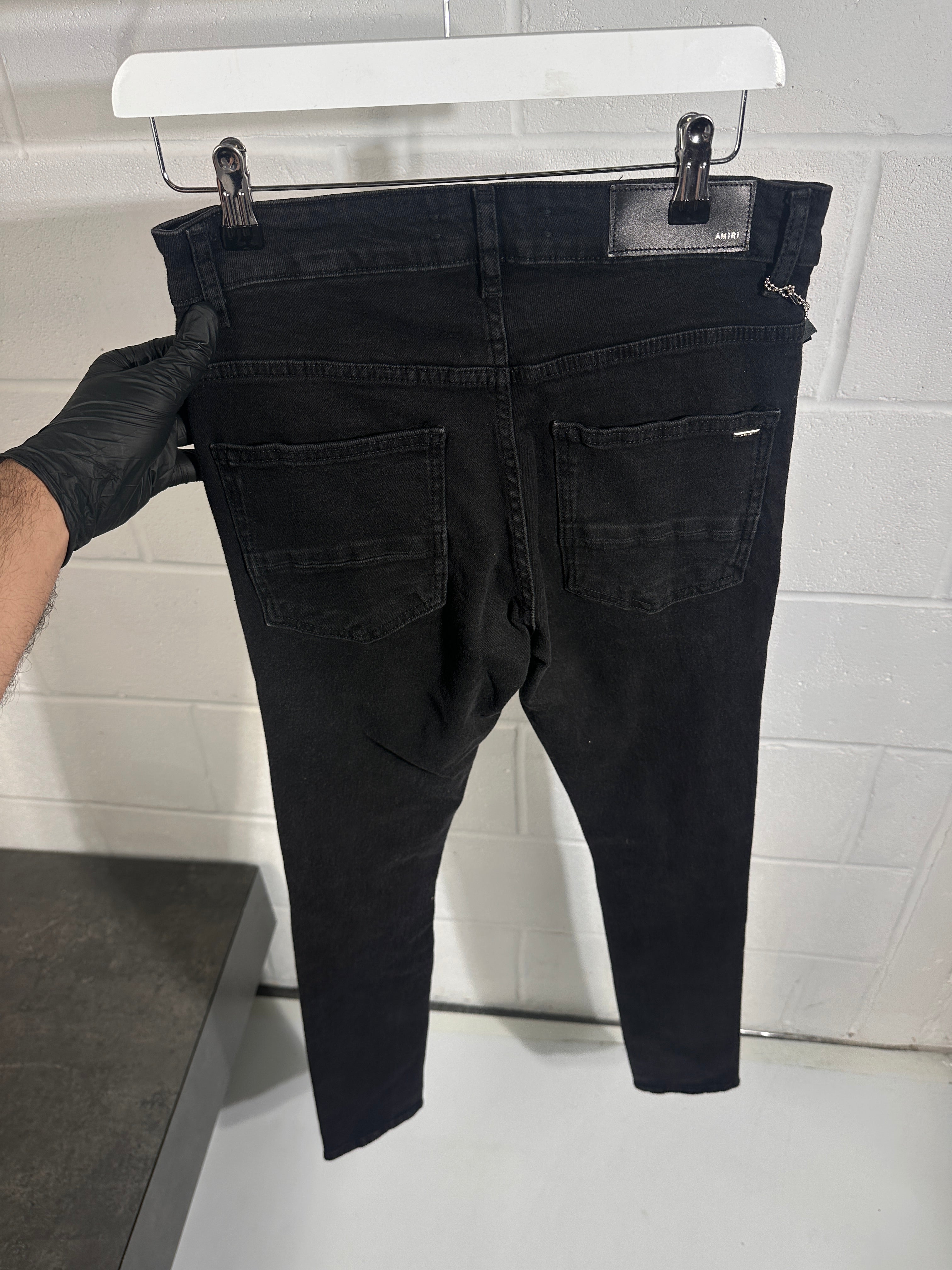 Amiri jeans skinny fit black