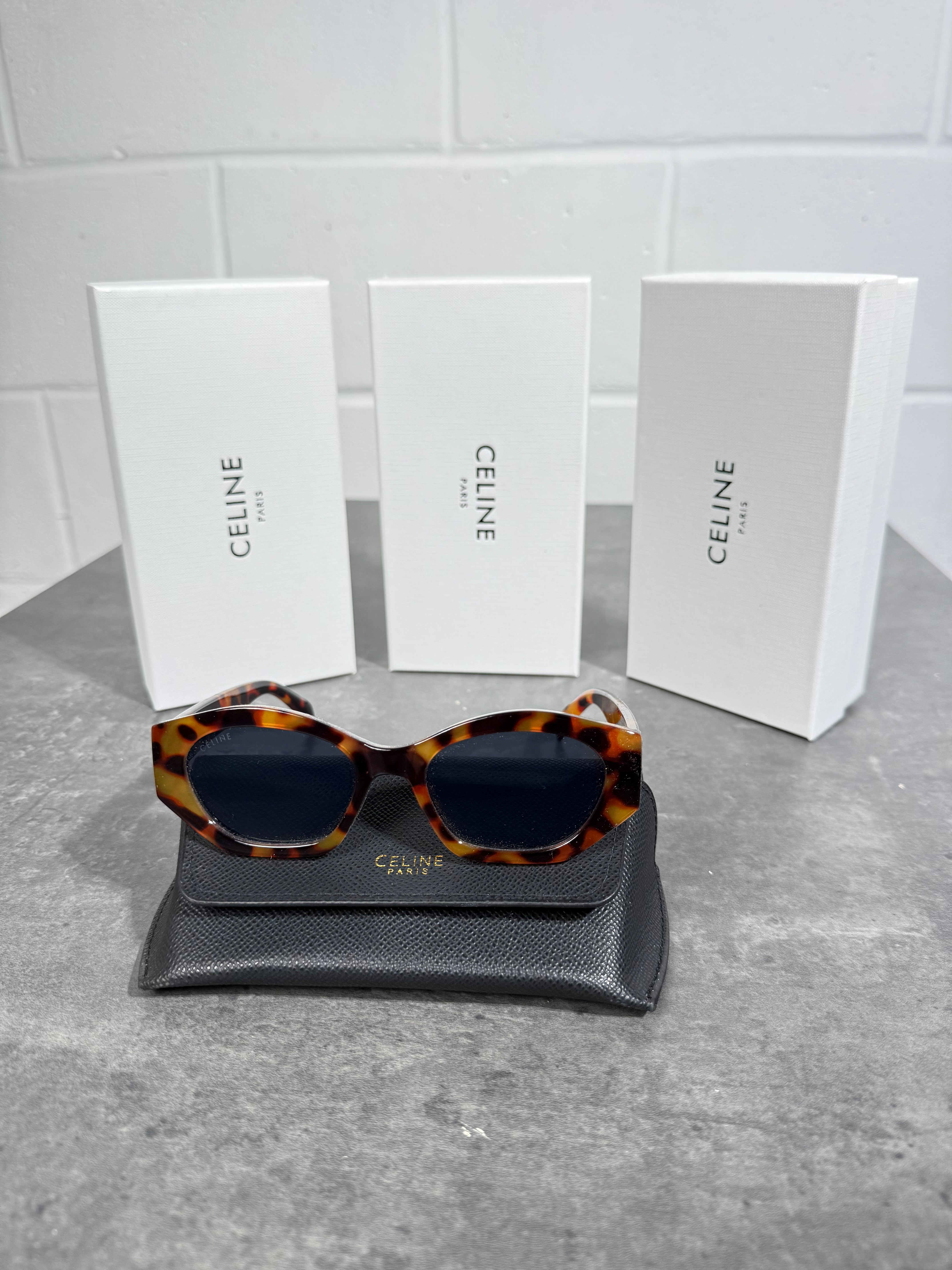 CLN GLASSES BROWN