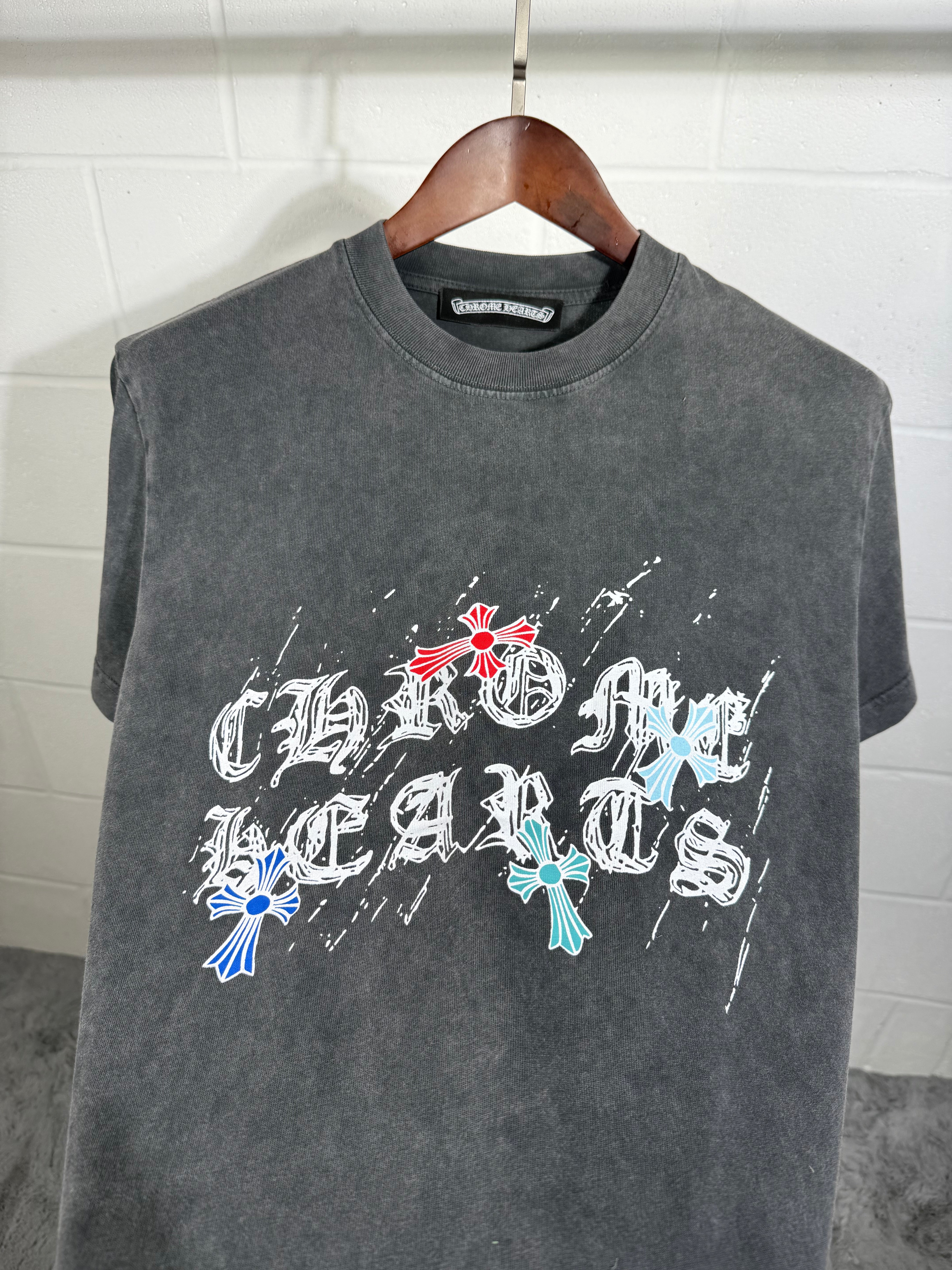 CHROME HEART GREY T SHIRT