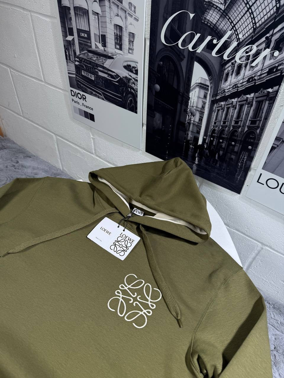 LOWE HOODIE GREEN