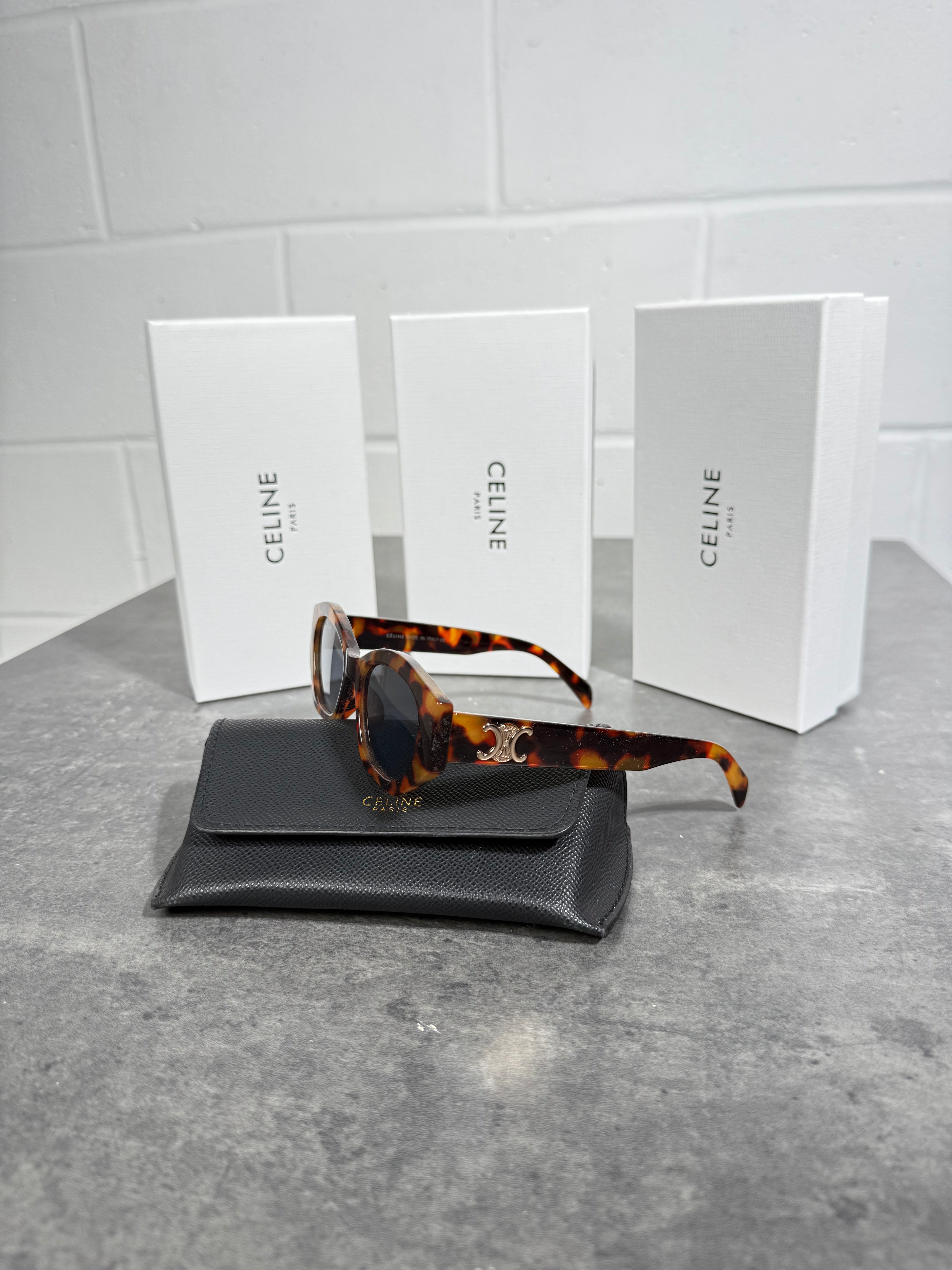 CLN GLASSES BROWN