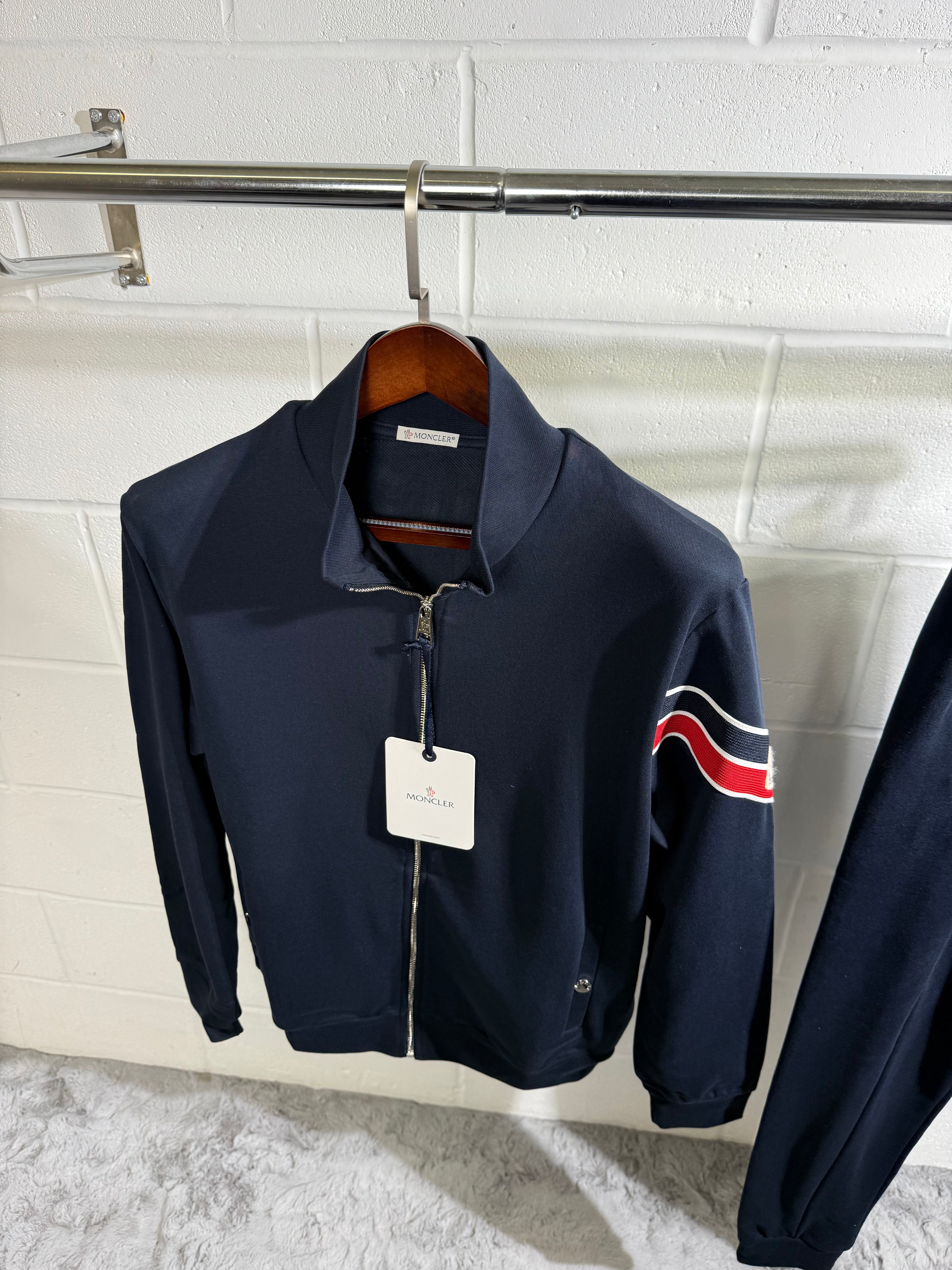 Moncler tracksuit navy