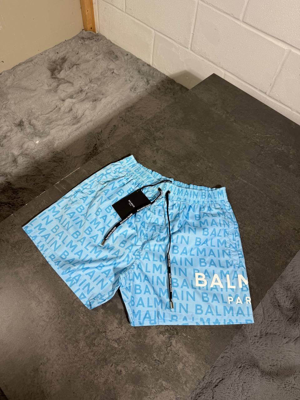 BLM SHORTS BABY BLUE
