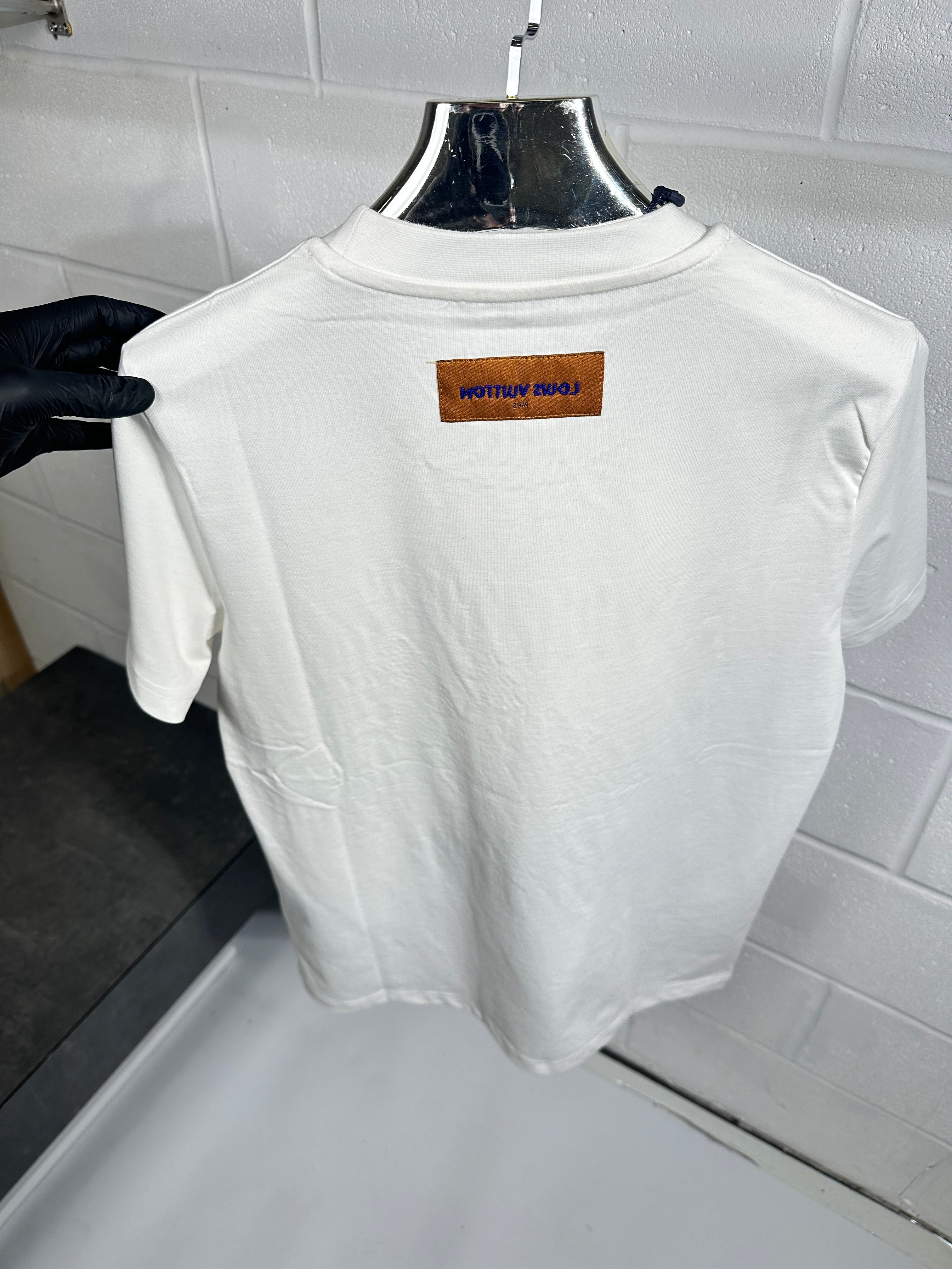 Lv pearls tee white