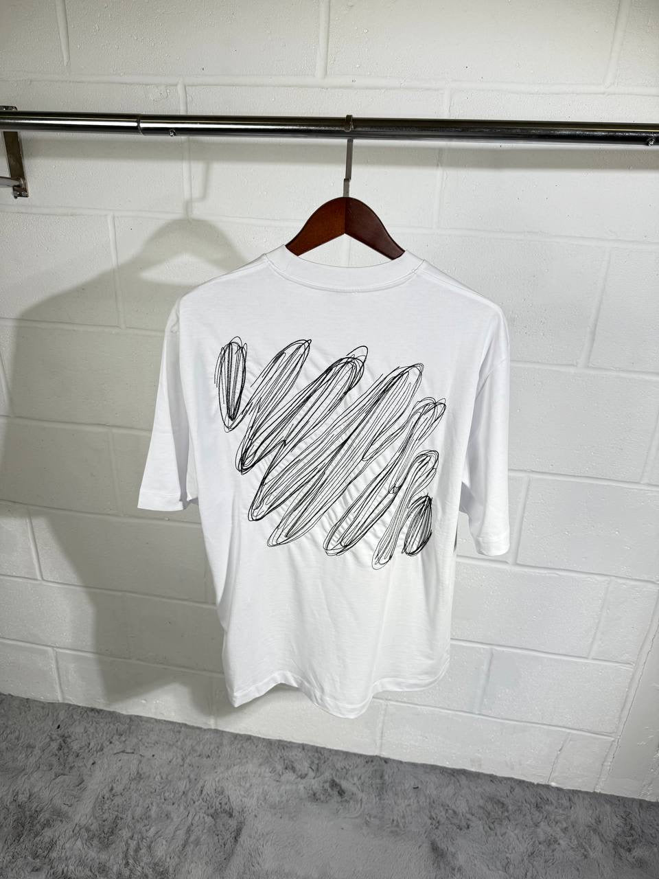 OFF W TEE WHITE